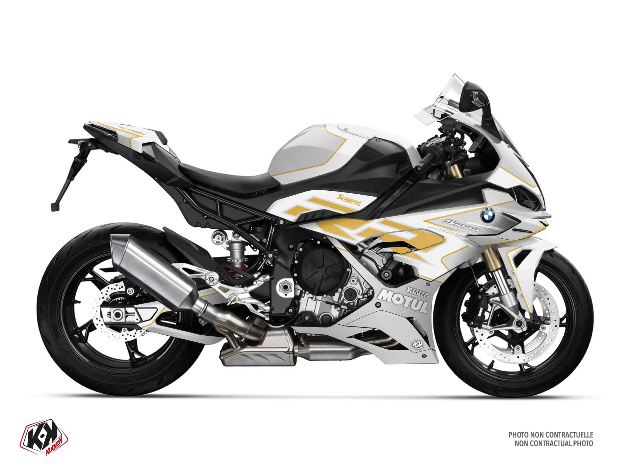 Kit graphique Moto BMW S 1000 RR CRT Blanc