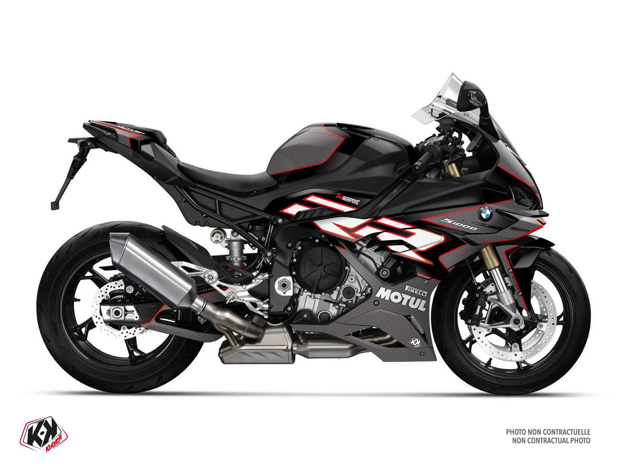 kit graphique moto bmw s 1000 rr crt noir