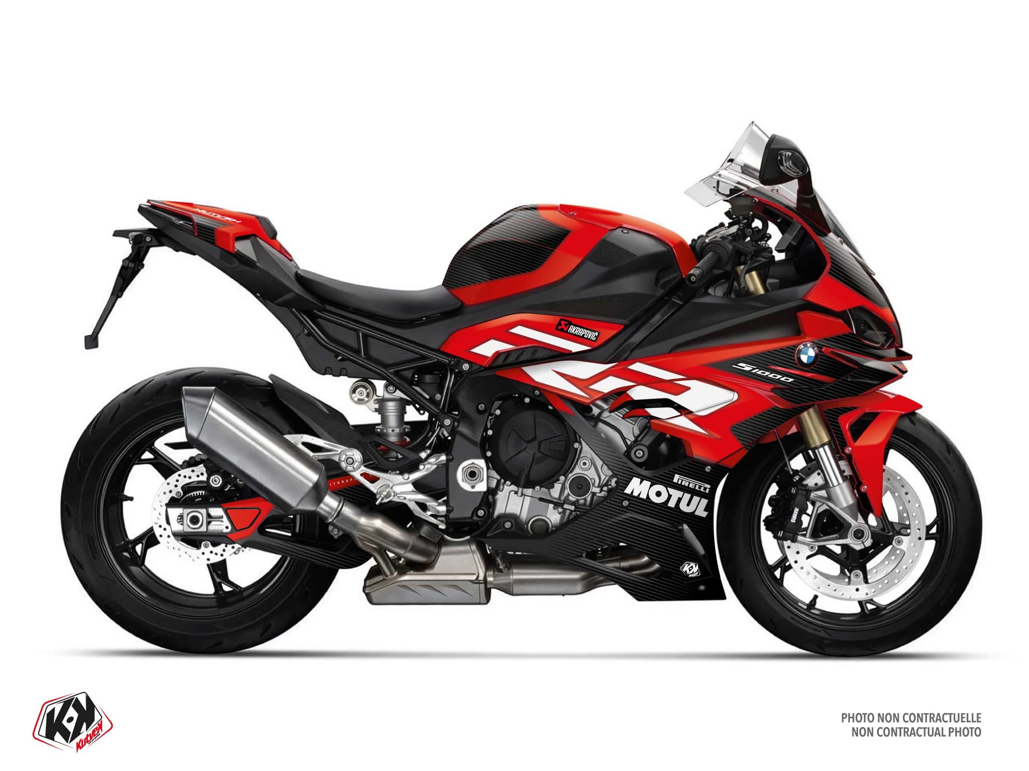 Kit graphique Moto BMW S 1000 RR CRT Rouge