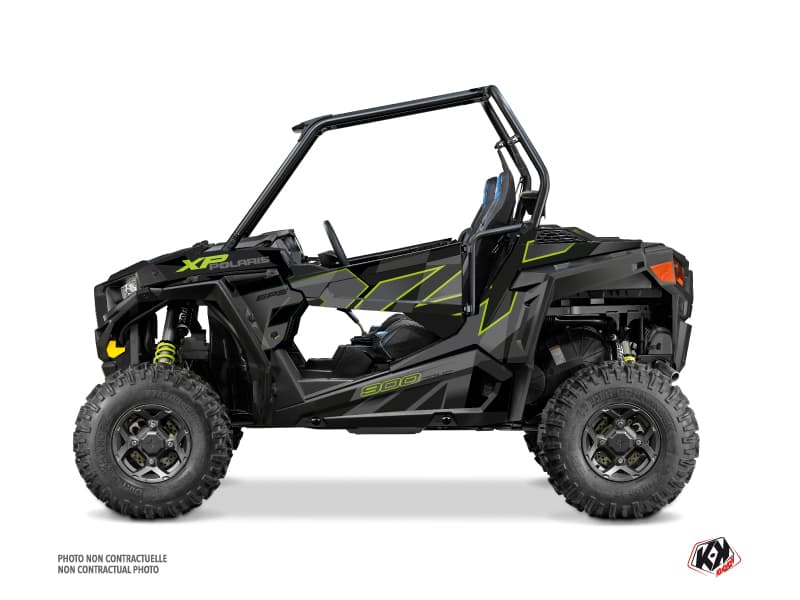 Kit graphique SSV Cruiser Polaris RZR 900 S Neon Gris