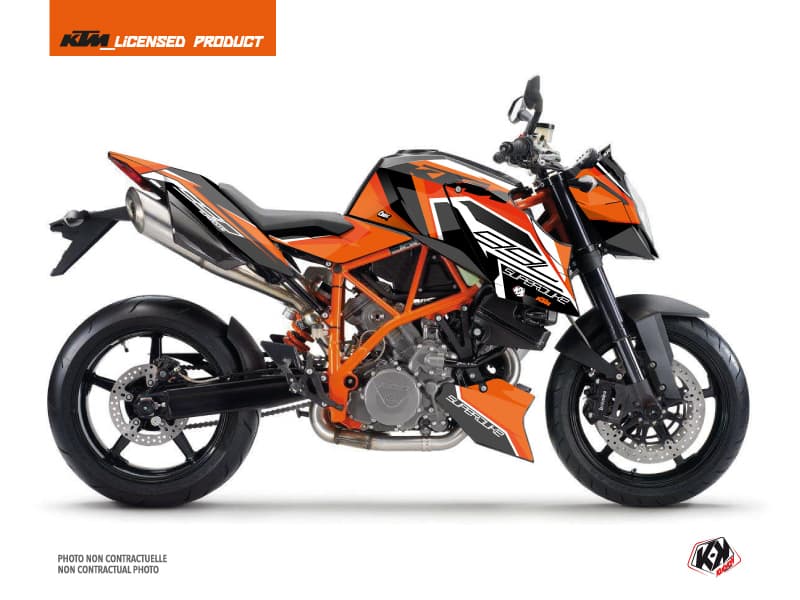 Kit graphique Moto Crux KTM Super Duke 990 R Orange