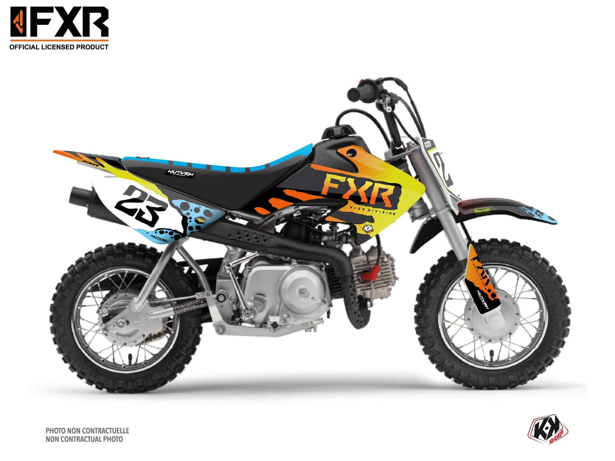 kit graphique motocross honda crf 50 fxr dart frog