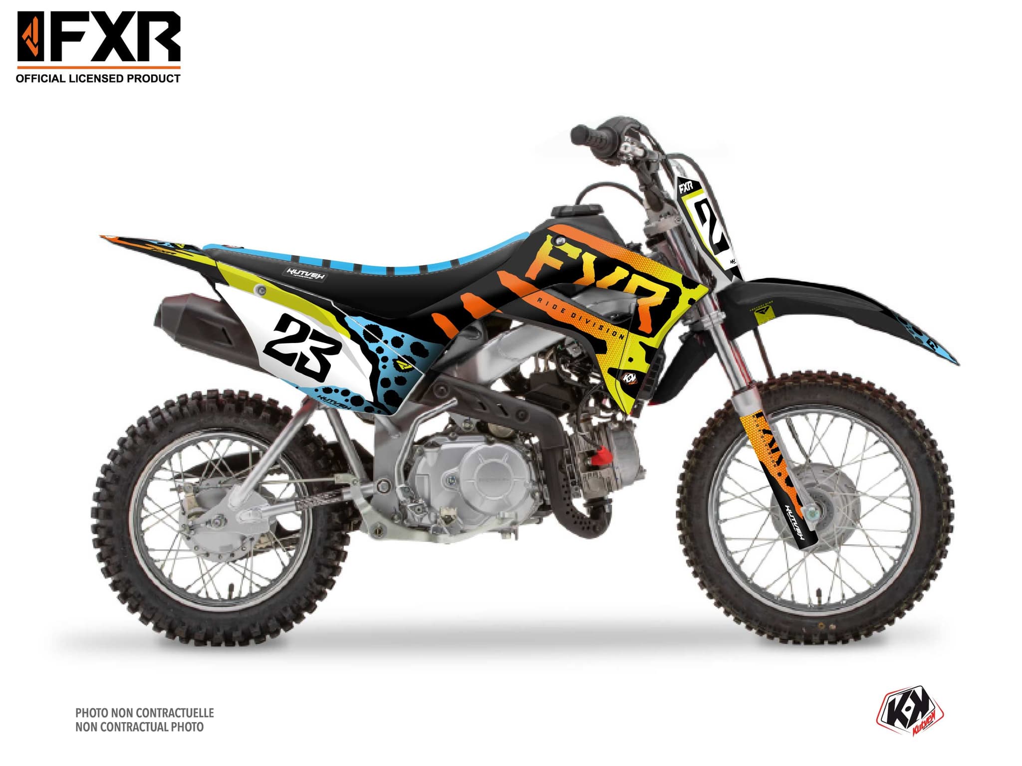 kit graphique motocross honda crf 110 f fxr dart frog