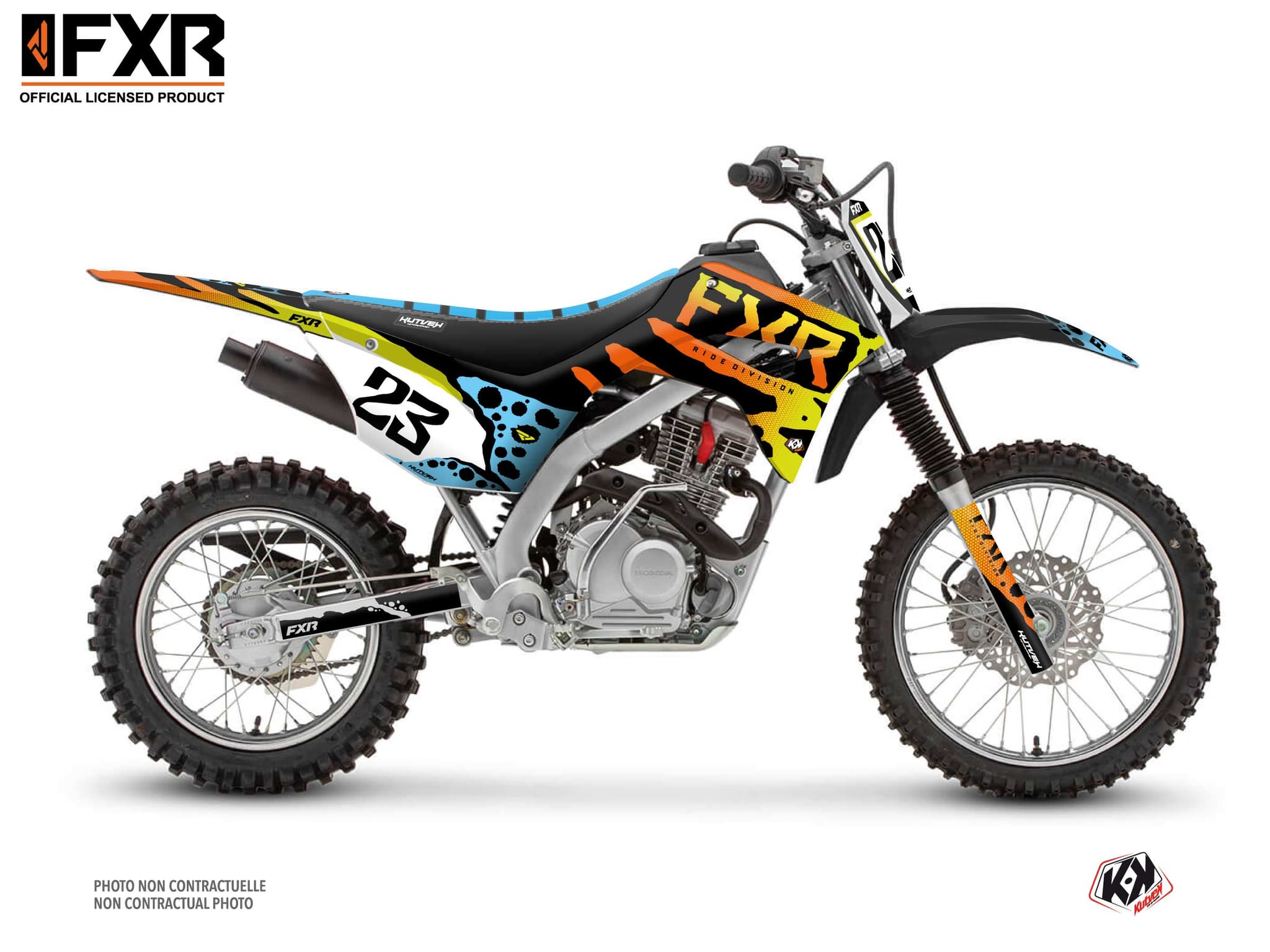 kit graphique motocross honda crf 125 f fxr dart frog