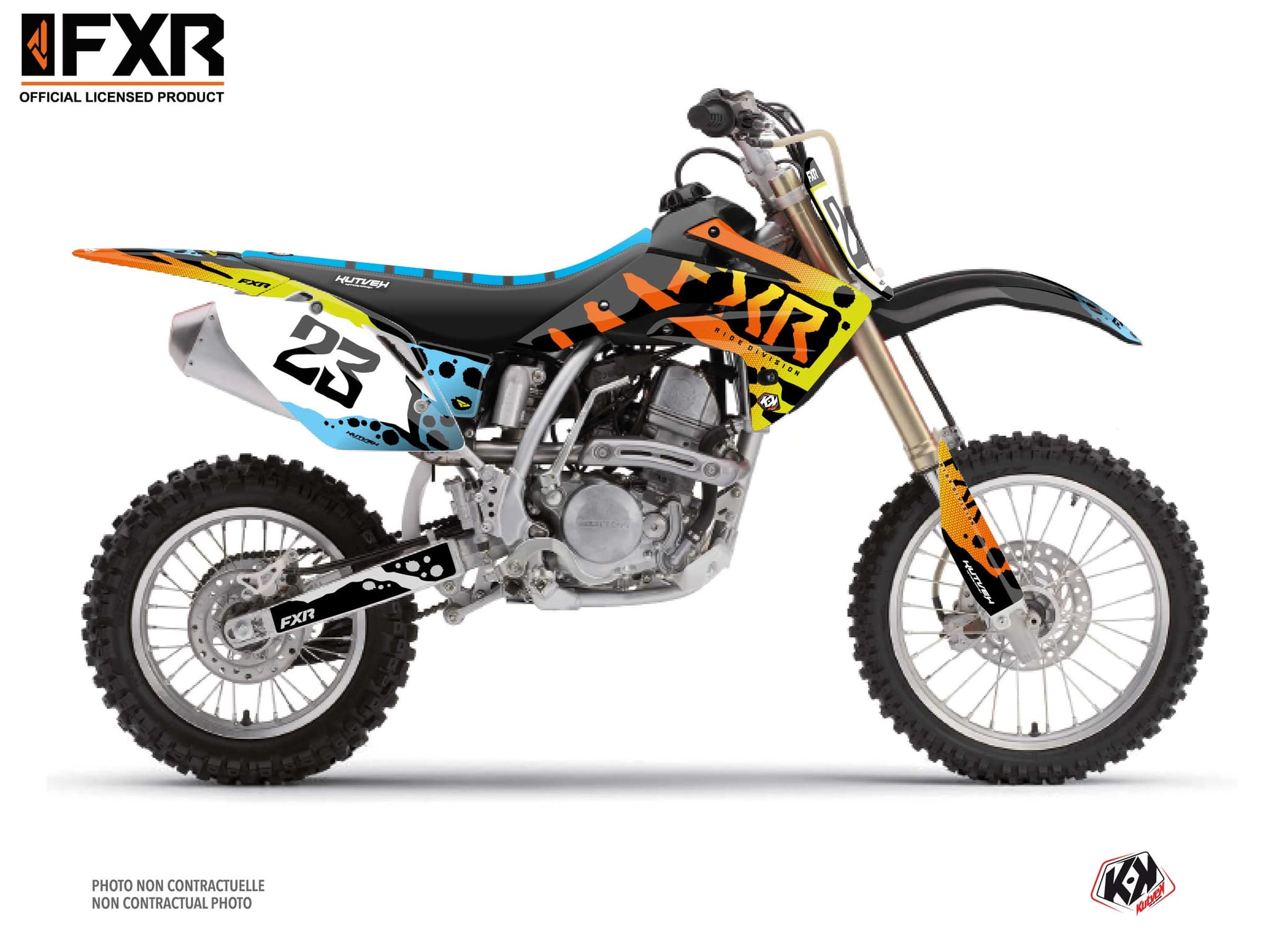 kit graphique motocross honda crf 150 r fxr dart frog