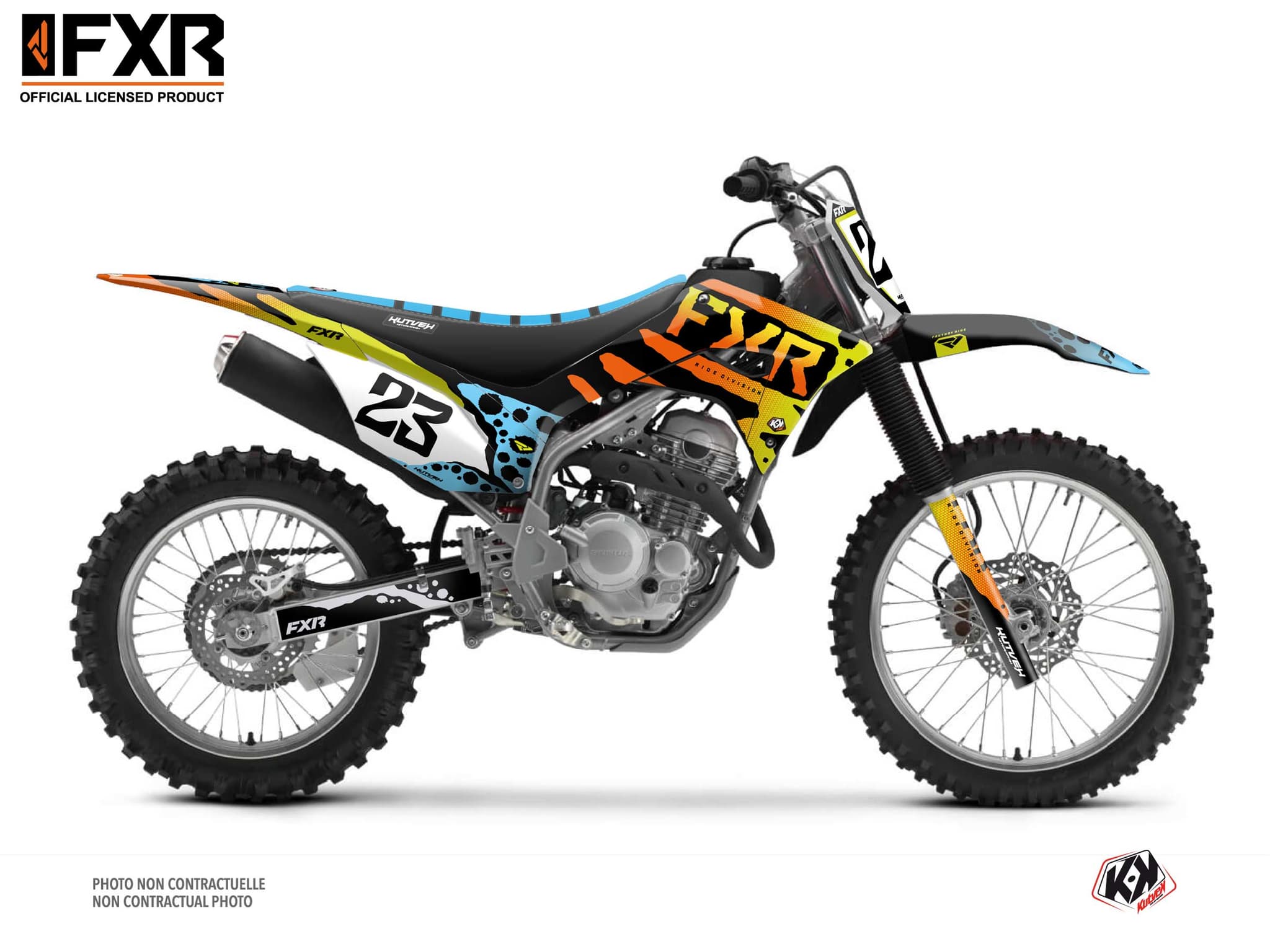 kit graphique motocross honda crf 250 f fxr dart frog