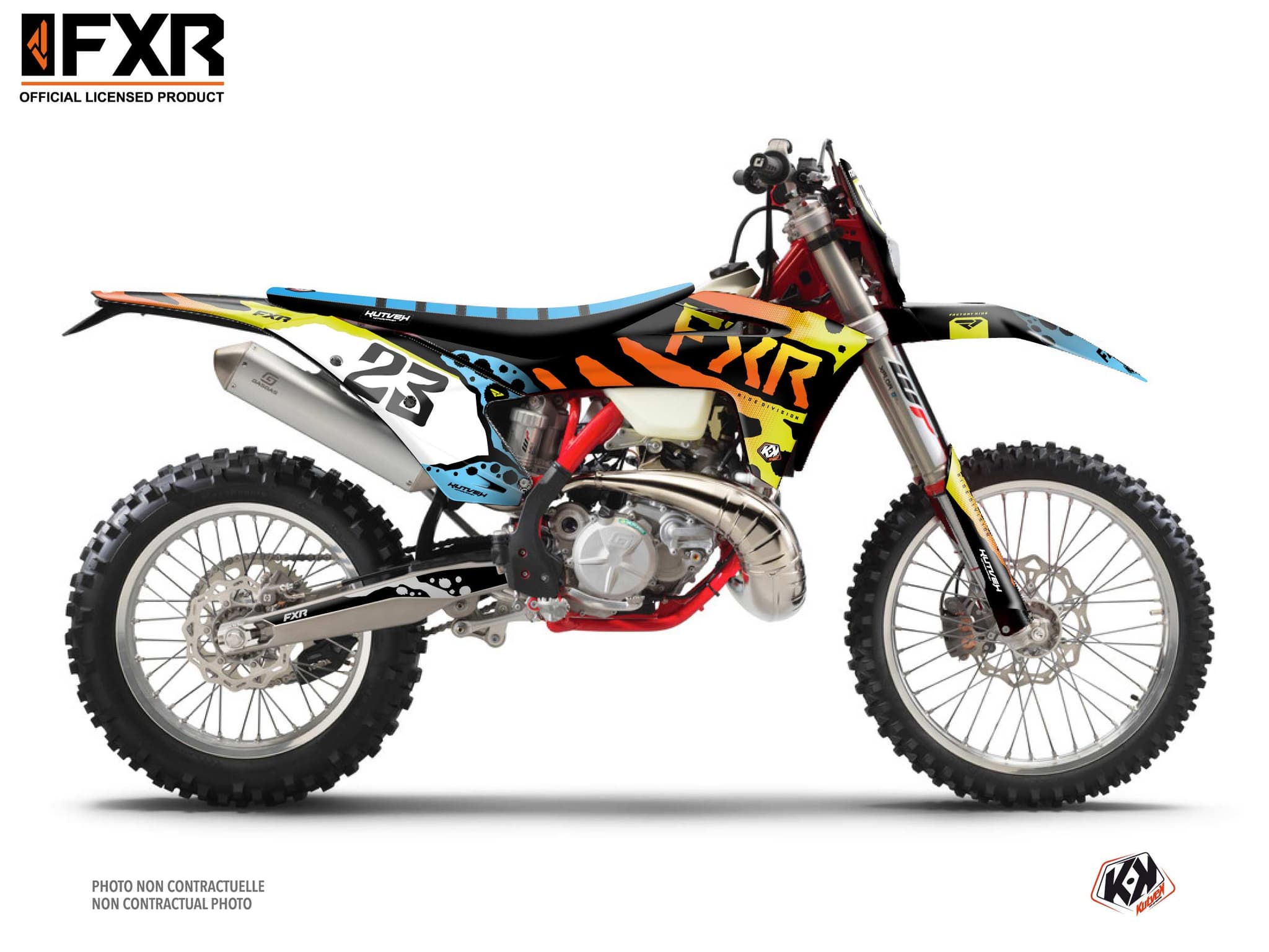 kit graphique motocross gasgas ec fxr dart frog