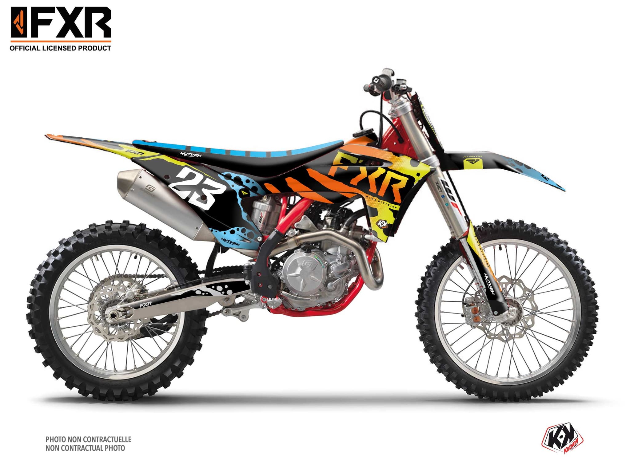 deko-set moto-cross gasgas mc 125 fxr dart frog