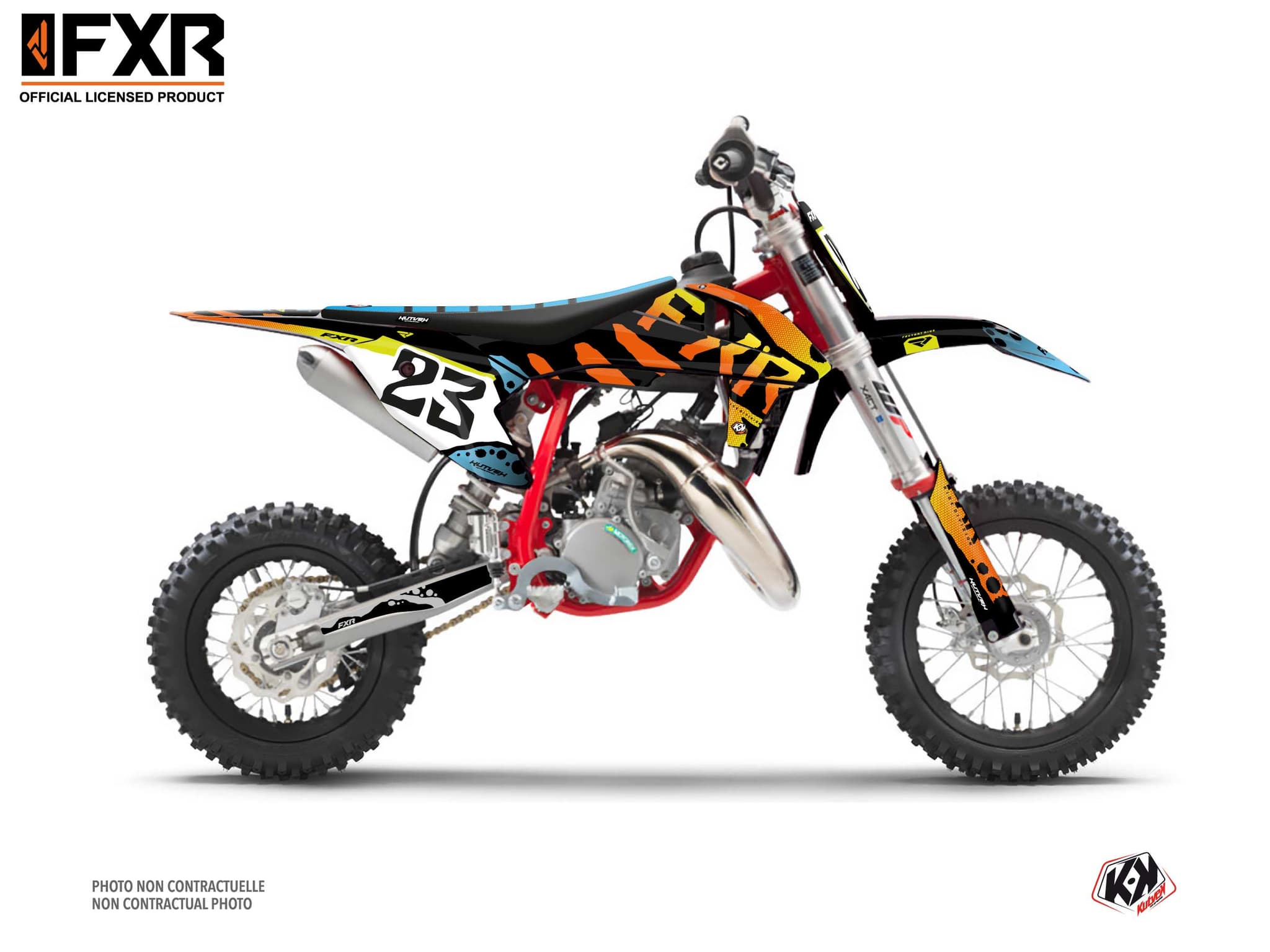 deko-set moto-cross gasgas mc 50 fxr dart frog