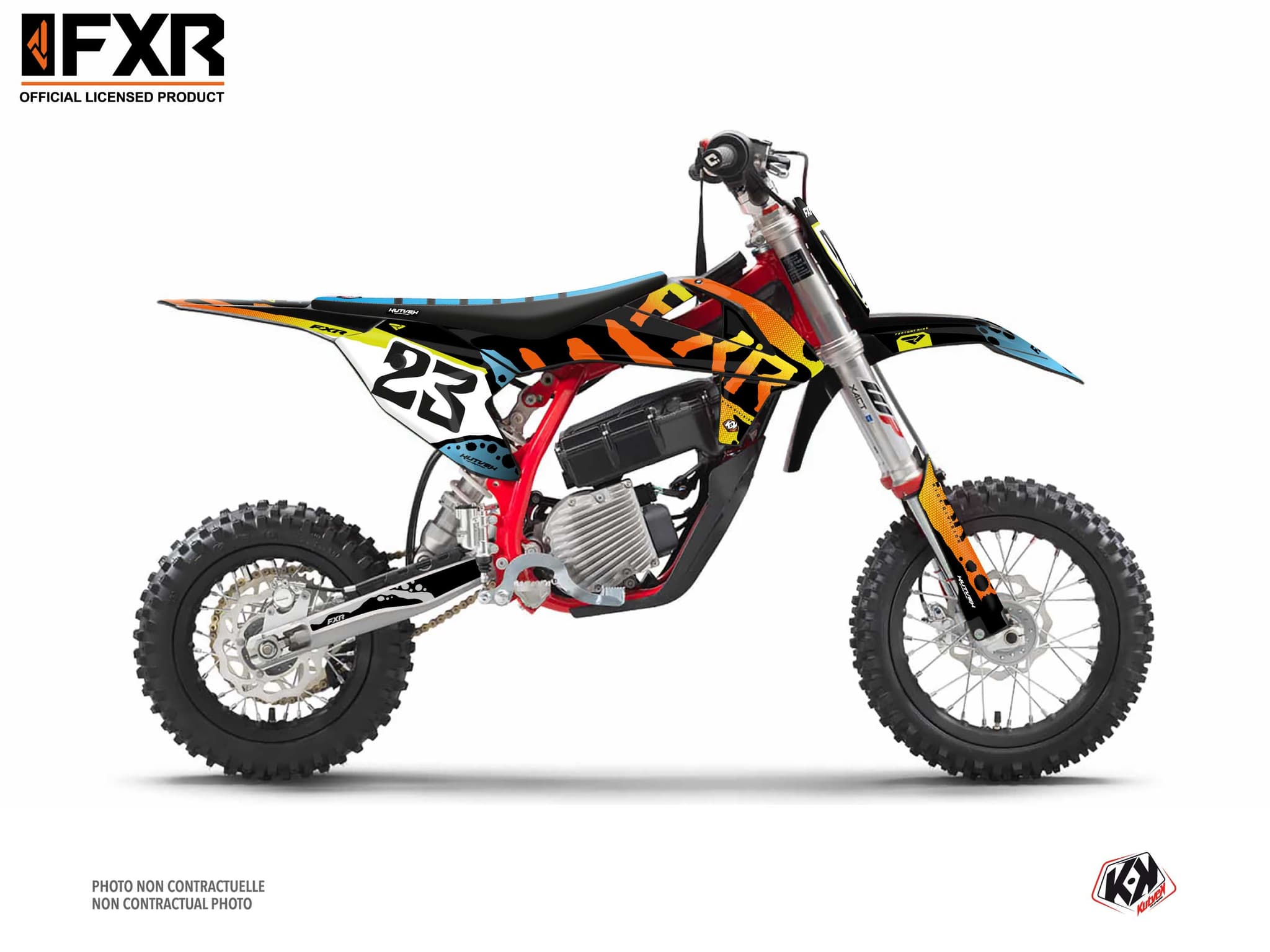kit de decoración motocross gasgas mc-e 5 fxr dart frog