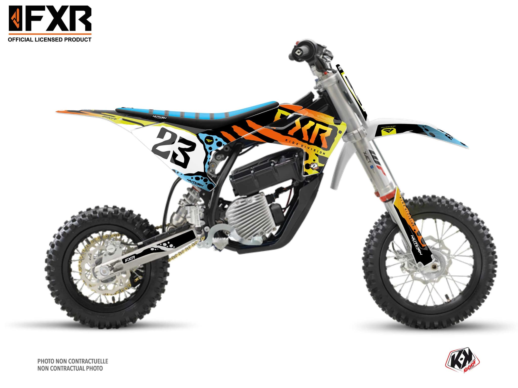 dirt bike husqvarna e e5 fxr dart frog graphic kit