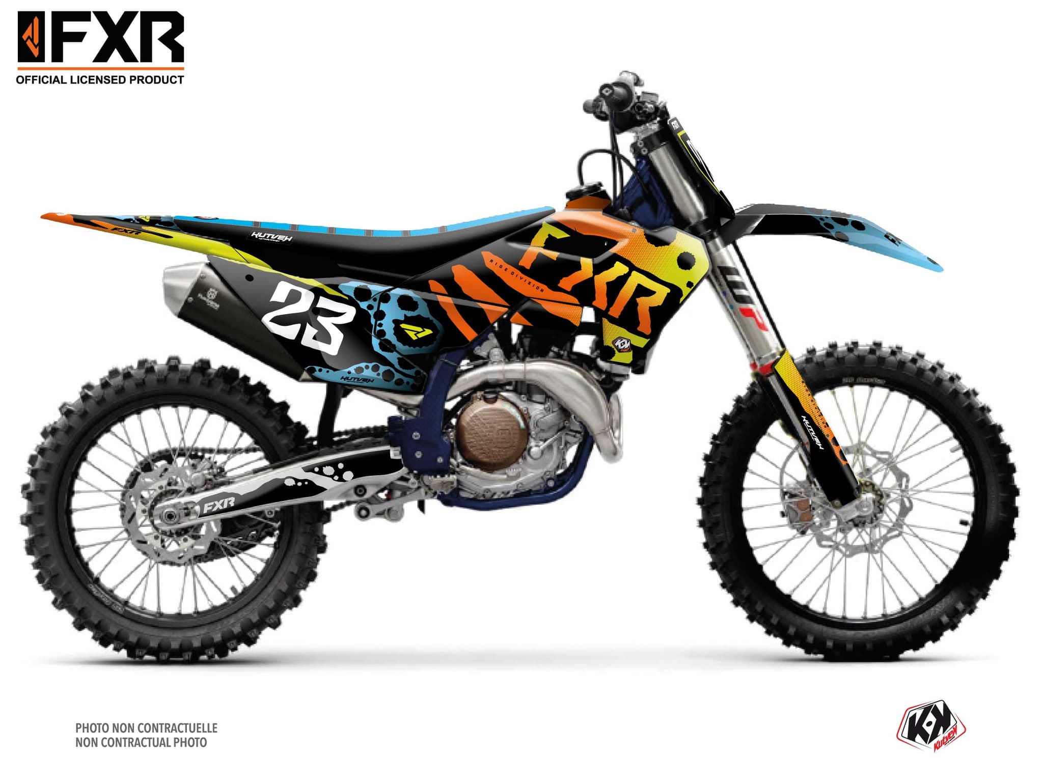 Graphic Kit Dirt Bike Husqvarna FC 250 FXR Dart Frog