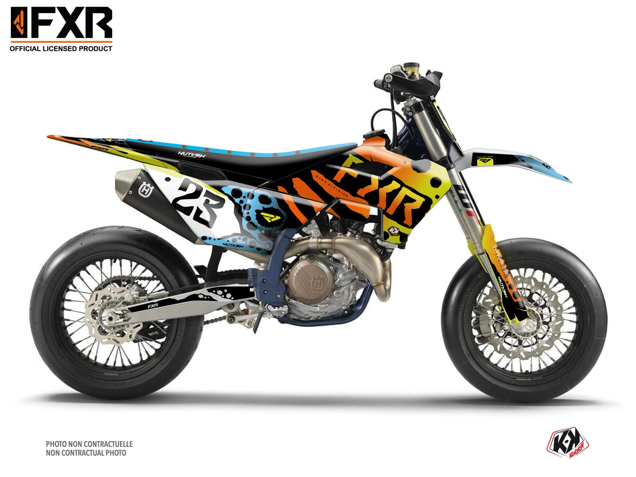 kit graphique motocross husqvarna fs 450 fxr dart frog