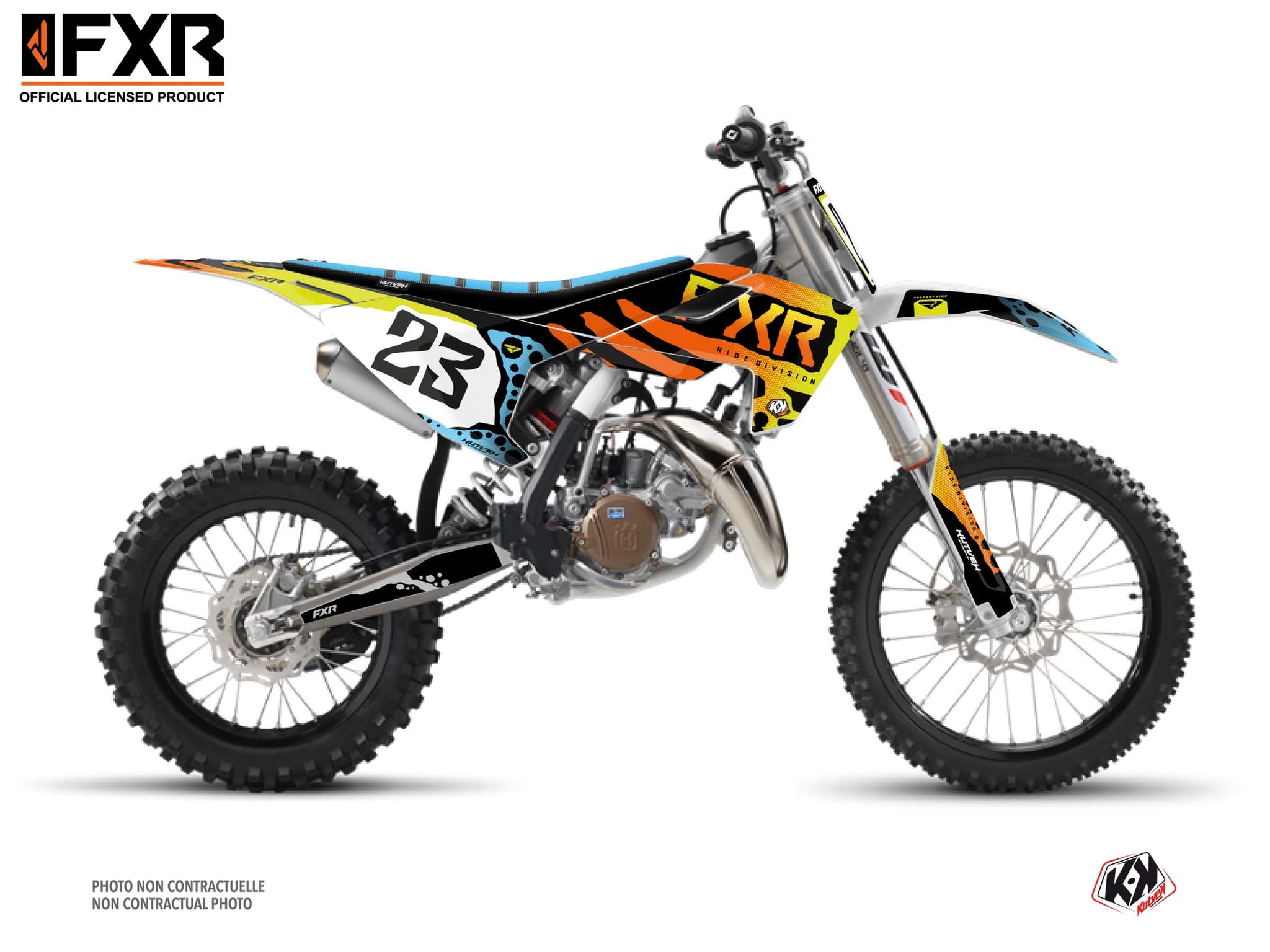 kit graphique motocross husqvarna tc 85 fxr dart frog