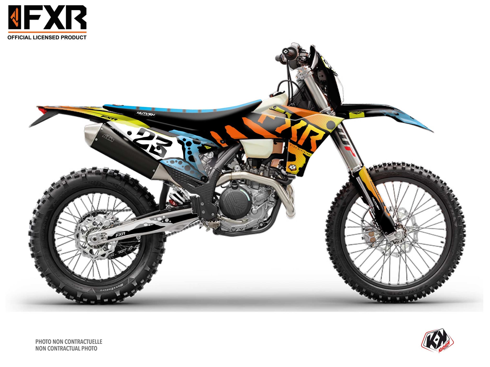 kit graphique motocross ktm exc excf fxr dart frog