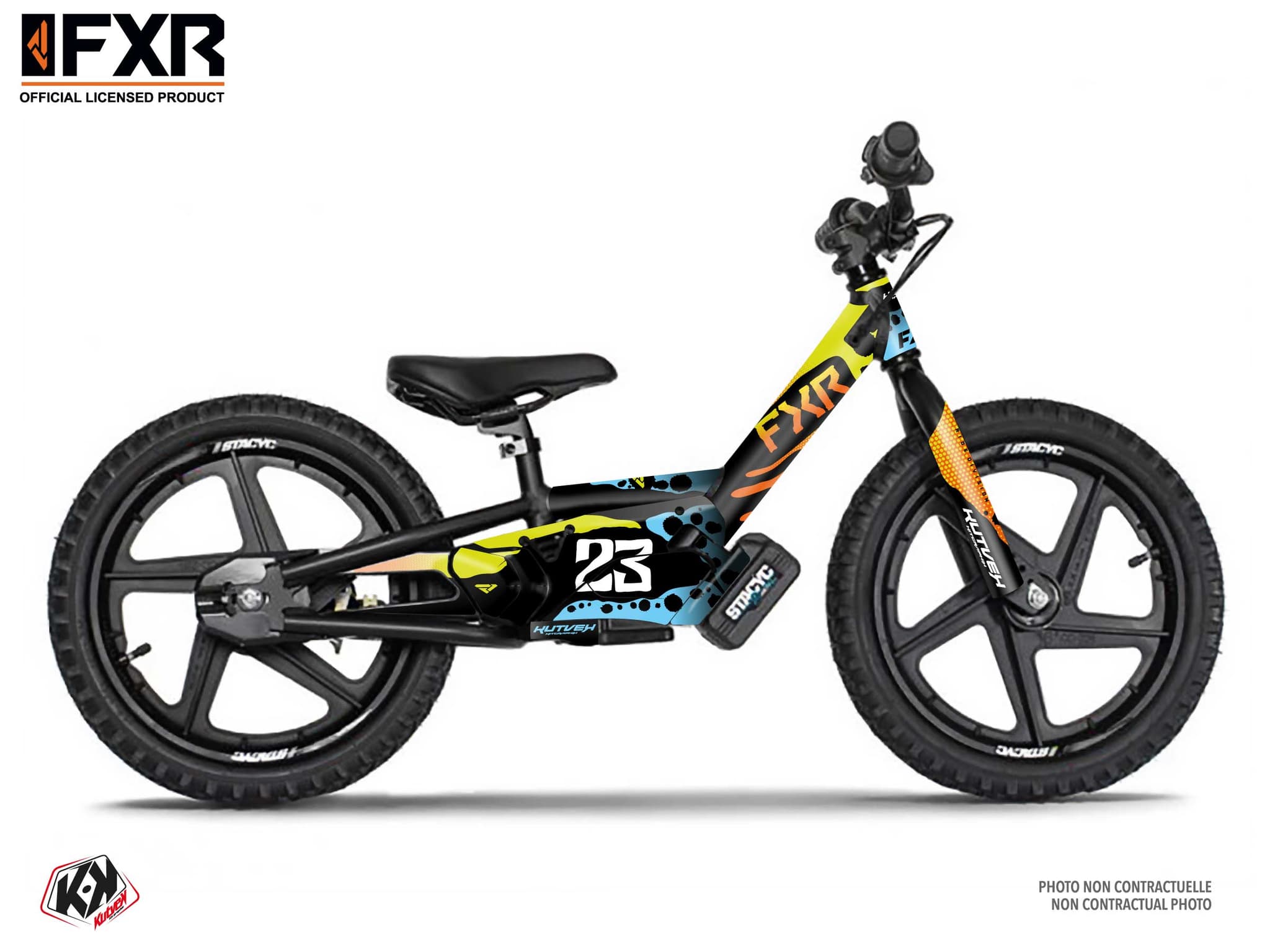 kit graphique draisienne stacyc edrive 16 fxr dart frog | STACYC | Kutvek
