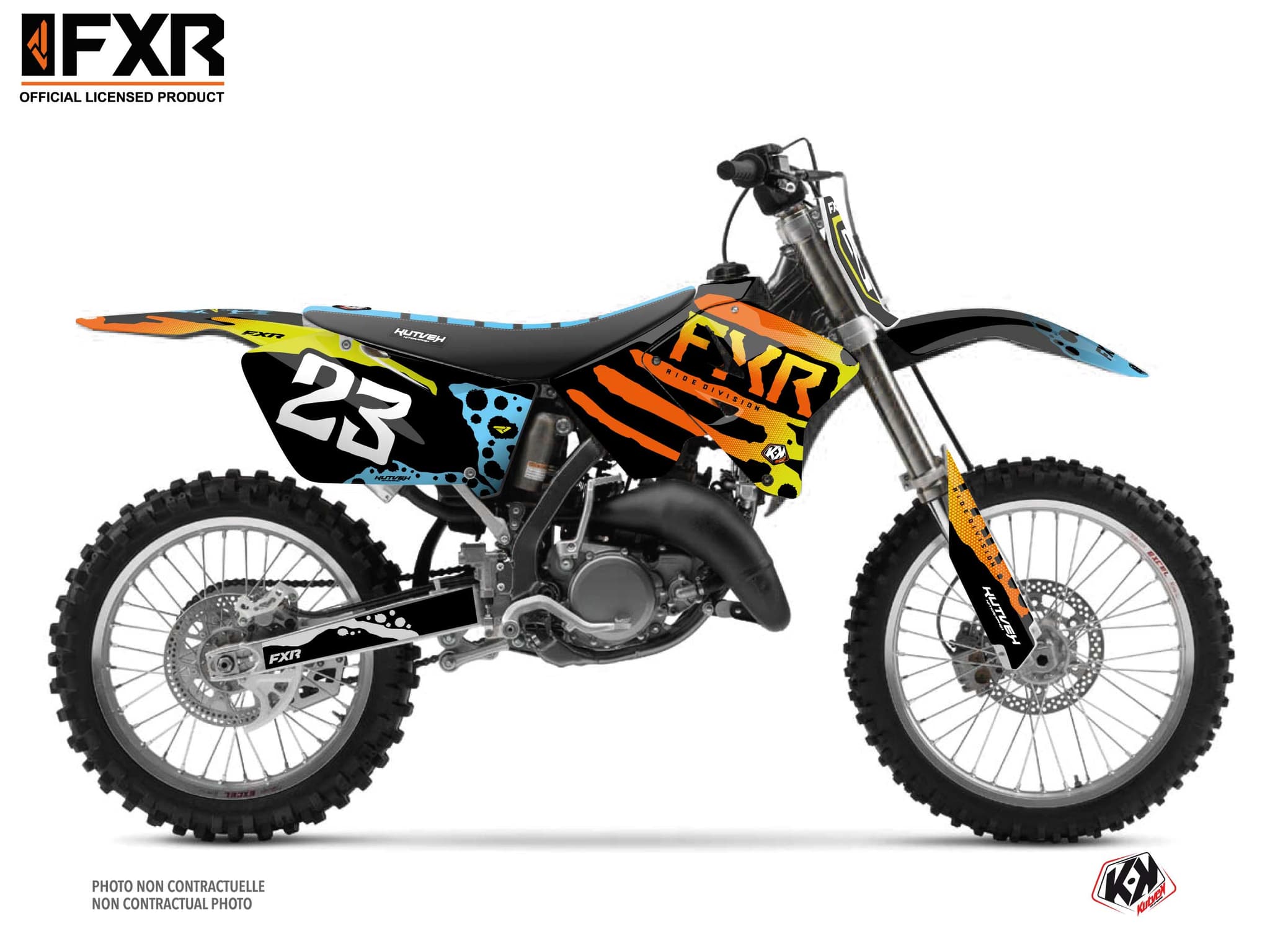 Graphic Kit Suzuki RM 125 FXR Dart Frog Dirt Bike
