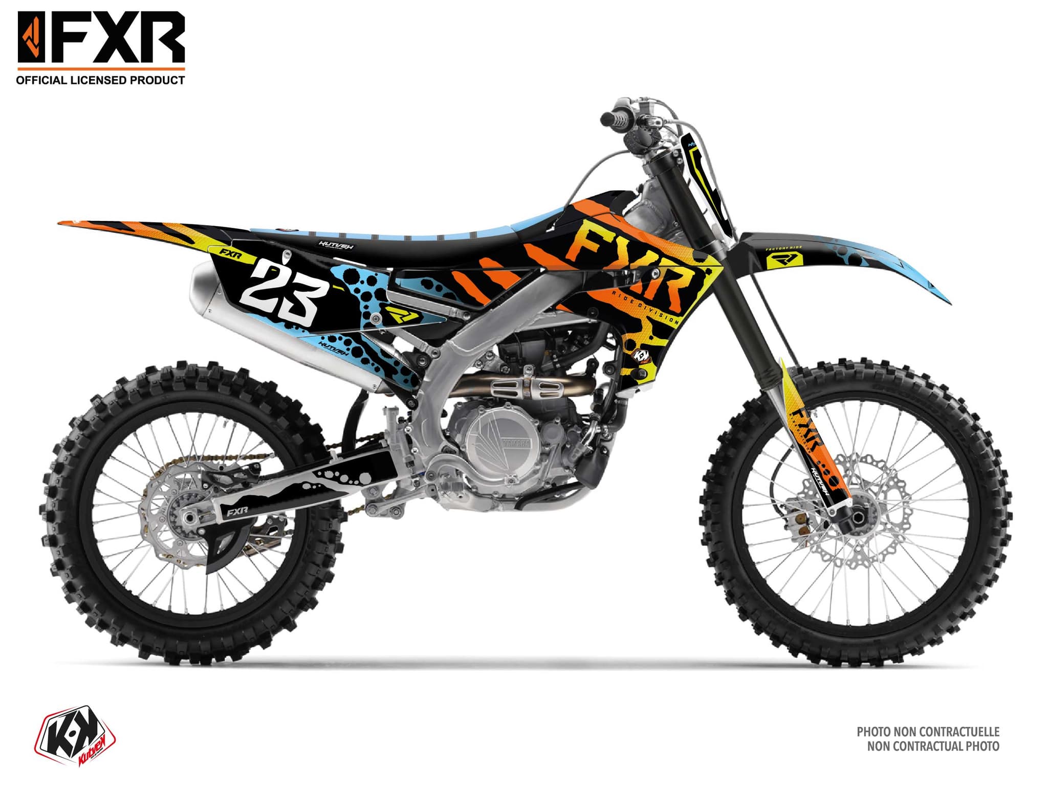 dirt bike yamaha yz 250 f fxr dart frog graphic kit | 250 YZF | Kutvek