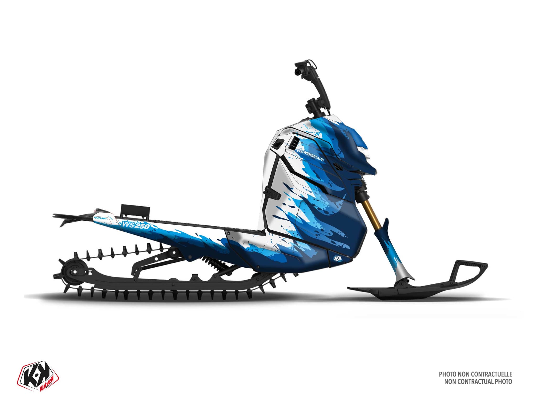 deko-set schneemobil widescape ws 250 deep blau | Widescape | Kutvek