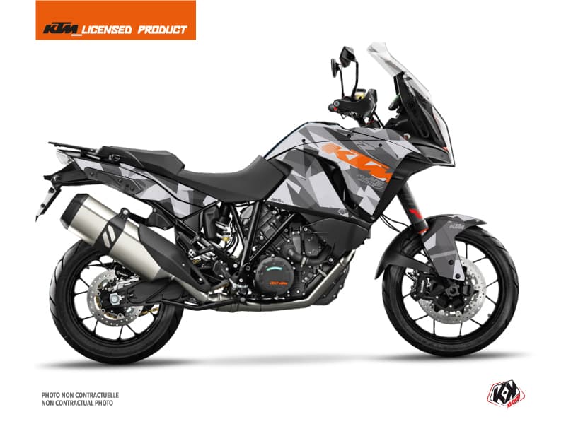 Kit graphique Moto Delta KTM 1290 Super Adventure S Gris Orange