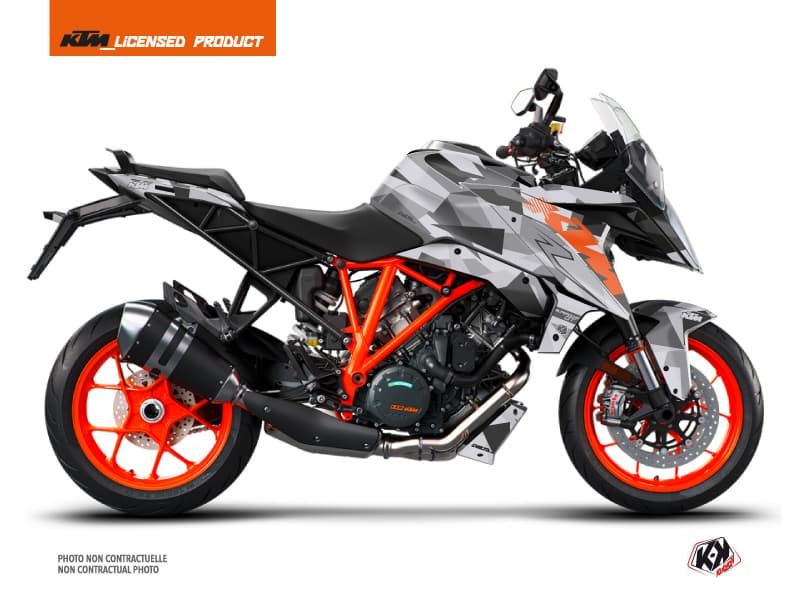 Kit graphique Moto Delta KTM Super Duke 1290 GT Gris Orange