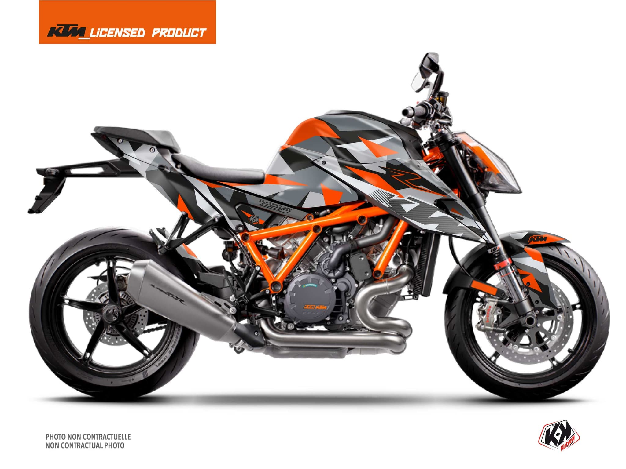 street bike ktm super duke 1290 r delta v2 orange graphic kit full | KTM DUKE | Kutvek