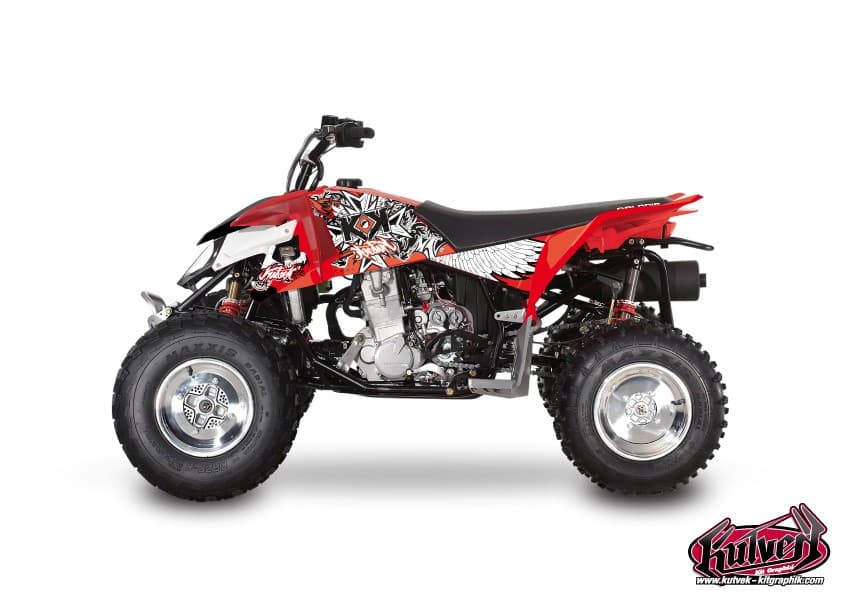 kit graphique quad polaris outlaw 450 demon