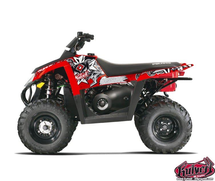 kit graphique quad polaris scrambler 500 demon