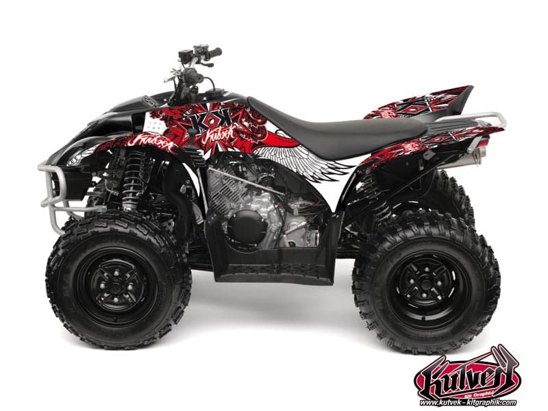 kit graphique quad yamaha wolverine 350 demon rouge | Yamaha | Kutvek