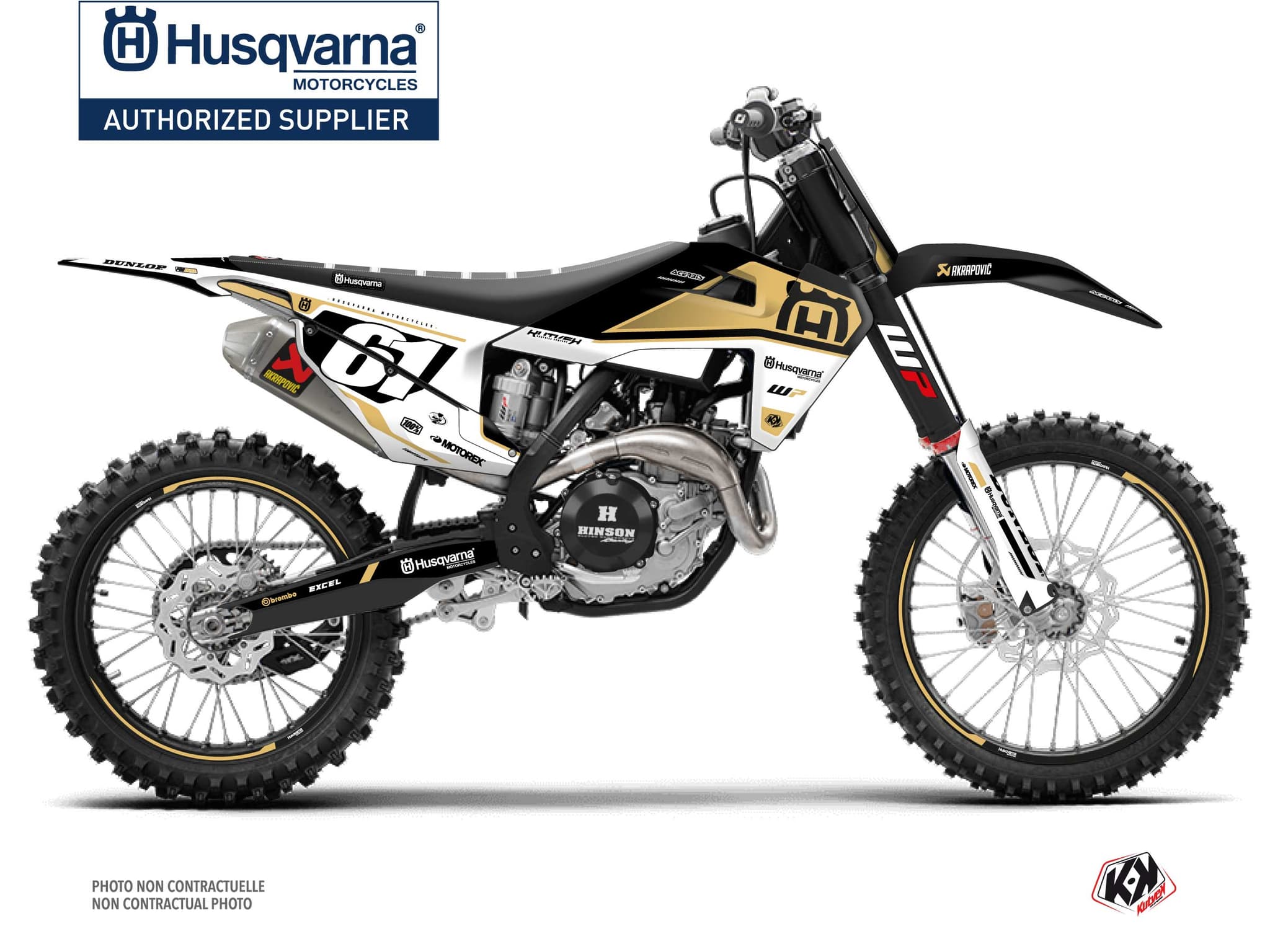 Graphic Kit Dirt Bike D-SKT Husqvarna FC 250 Sand