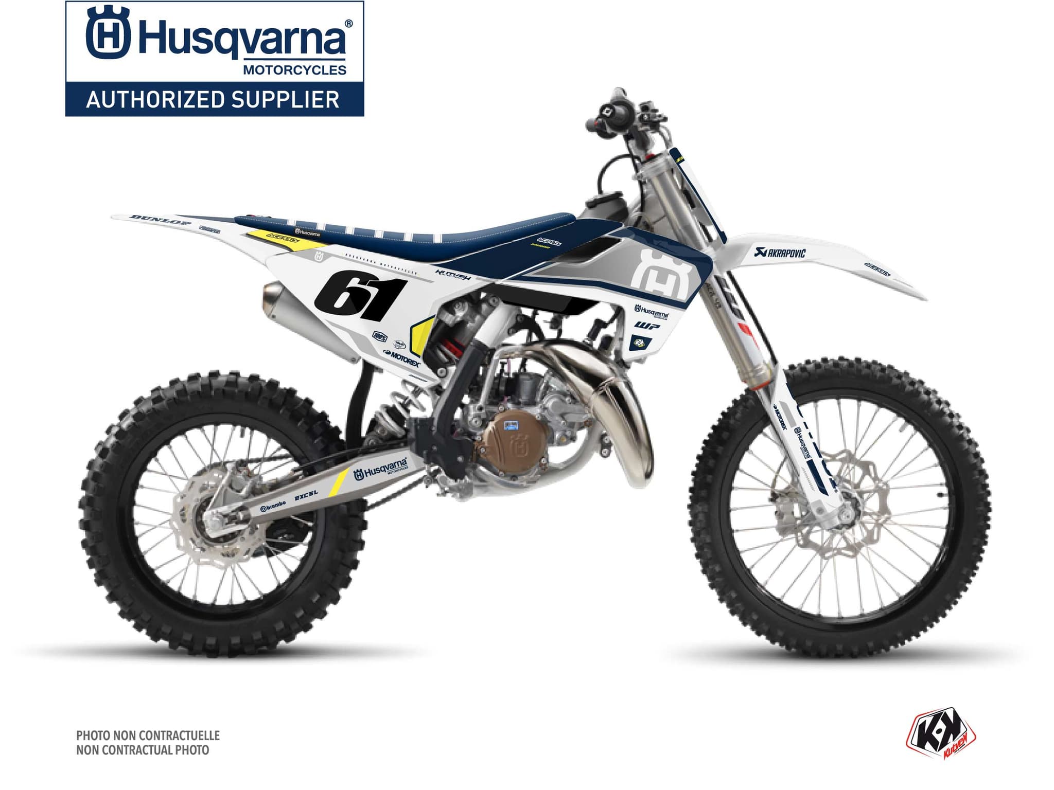 kit graphique motocross husqvarna tc 85 d-skt bleu