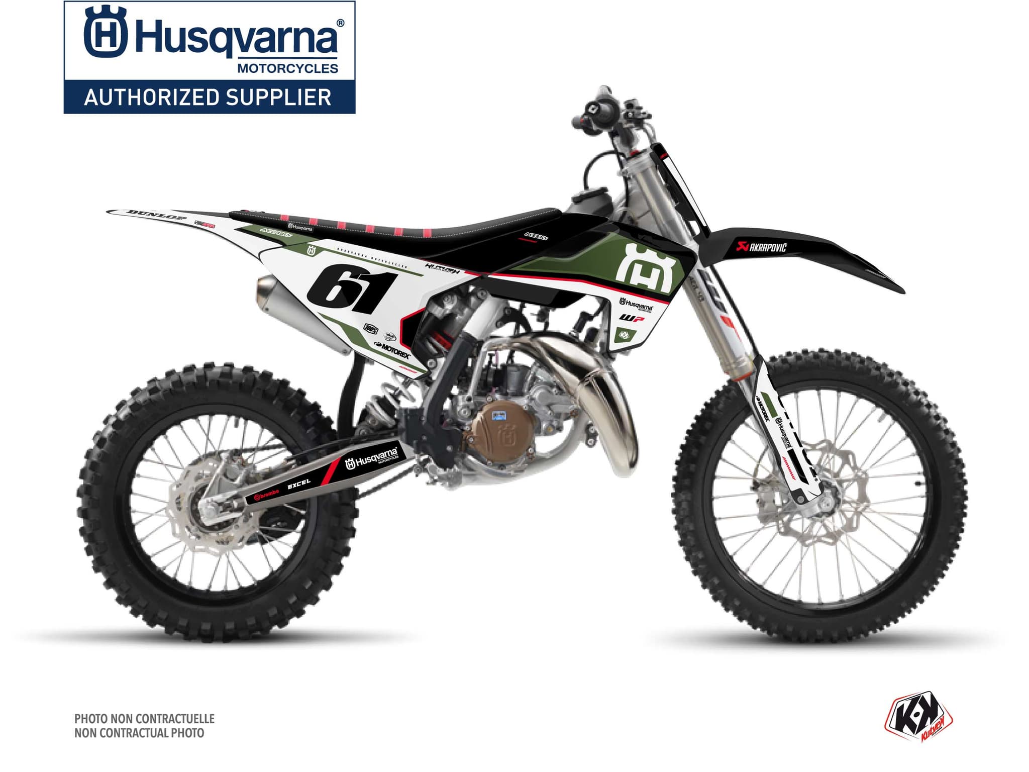 kit graphique motocross husqvarna tc 85 d-skt kaki