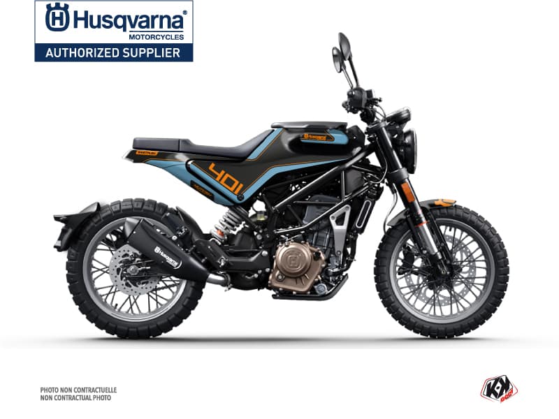 deko-set moto husqvarna svartpilen 401 dusk blau-schwarz