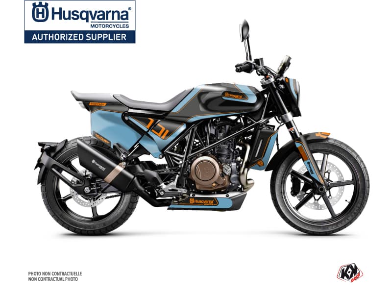 Husqvarna Svartpilen 701 Street Bike Dusk Graphic Kit Blue Black | Husqvarna | Kutvek