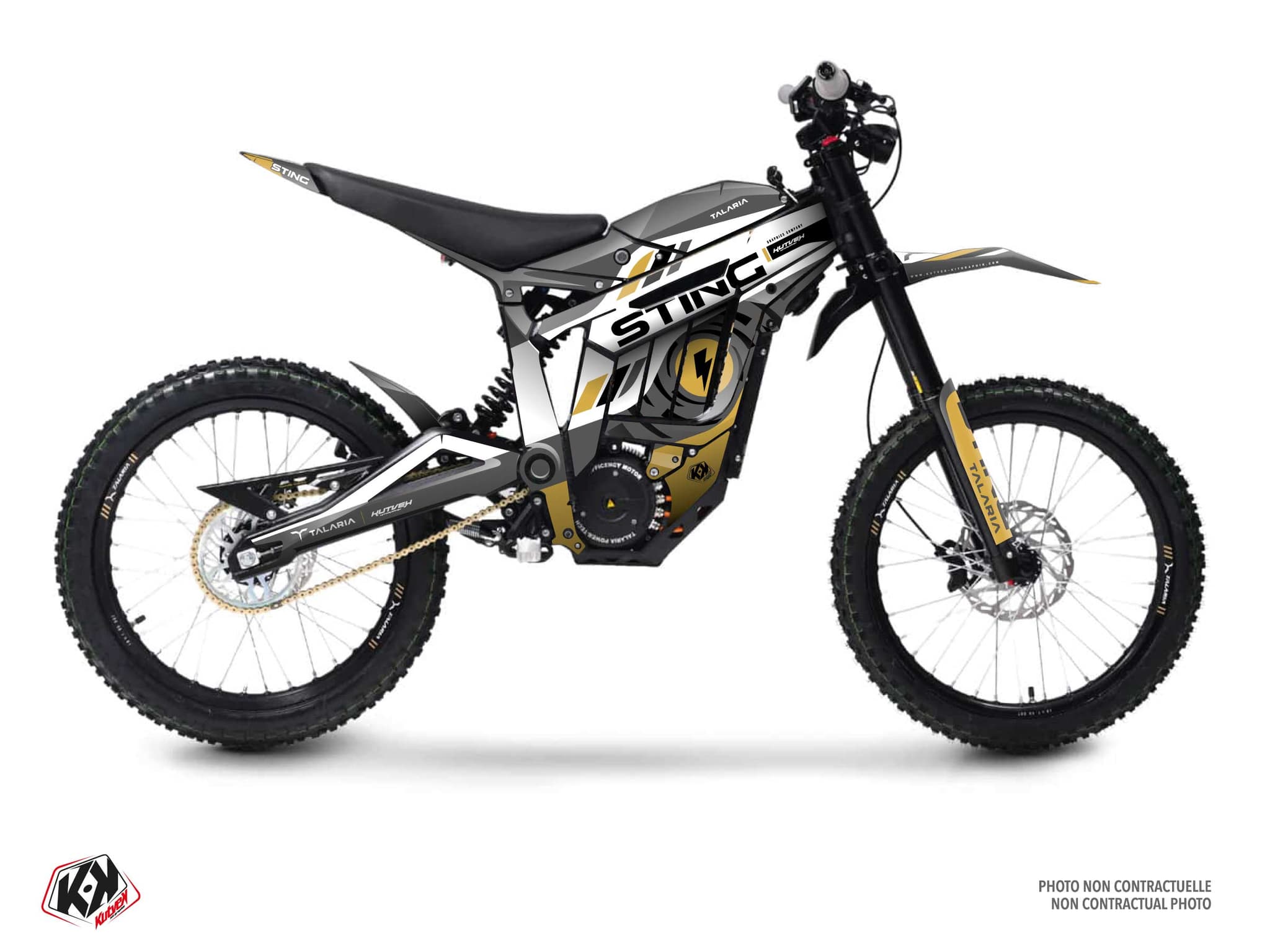 Dirt Bike Graphic Kit Talaria Sting Eko Gold