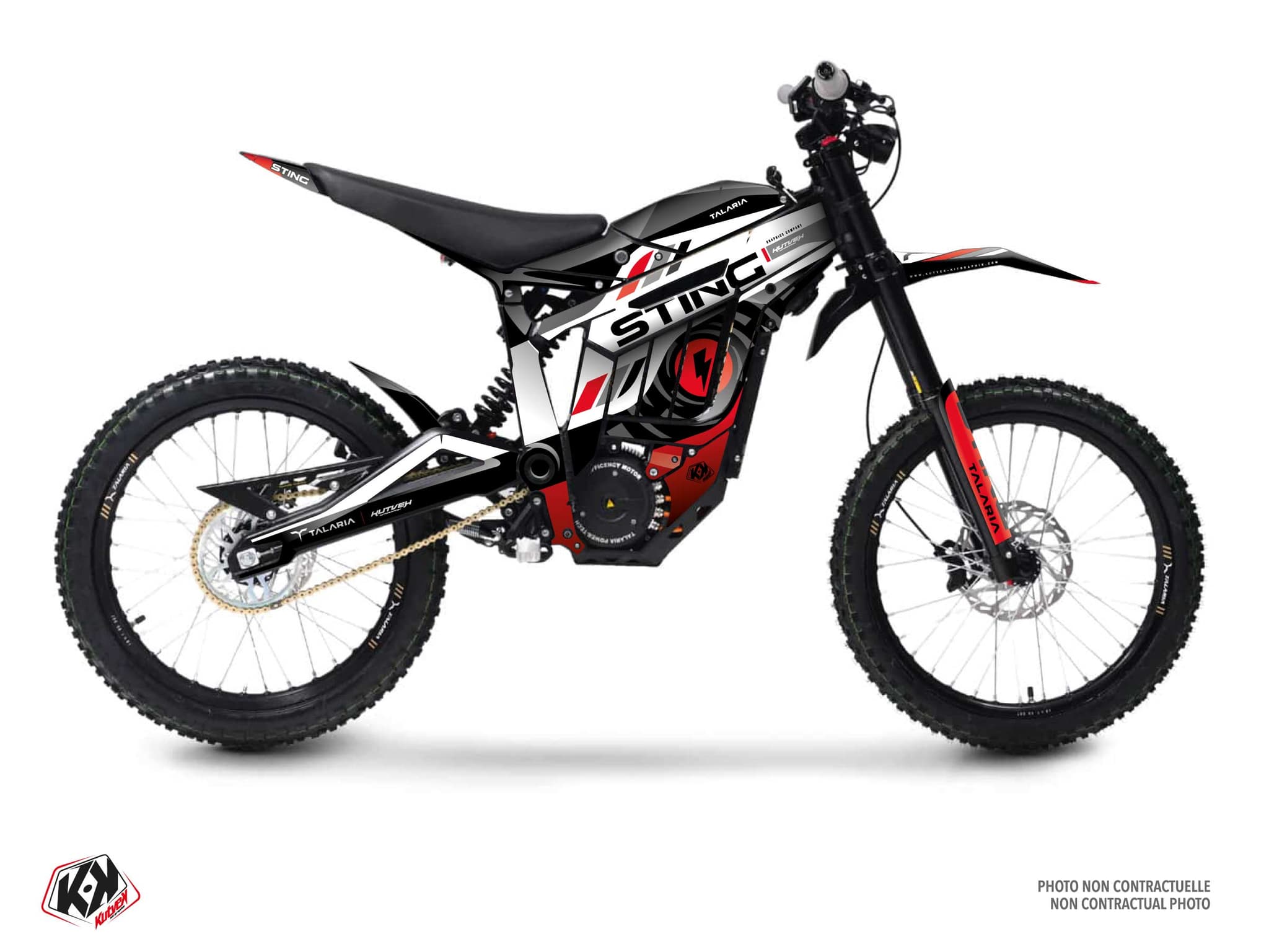 Dirt Bike Graphic Kit Talaria Sting Eko Red