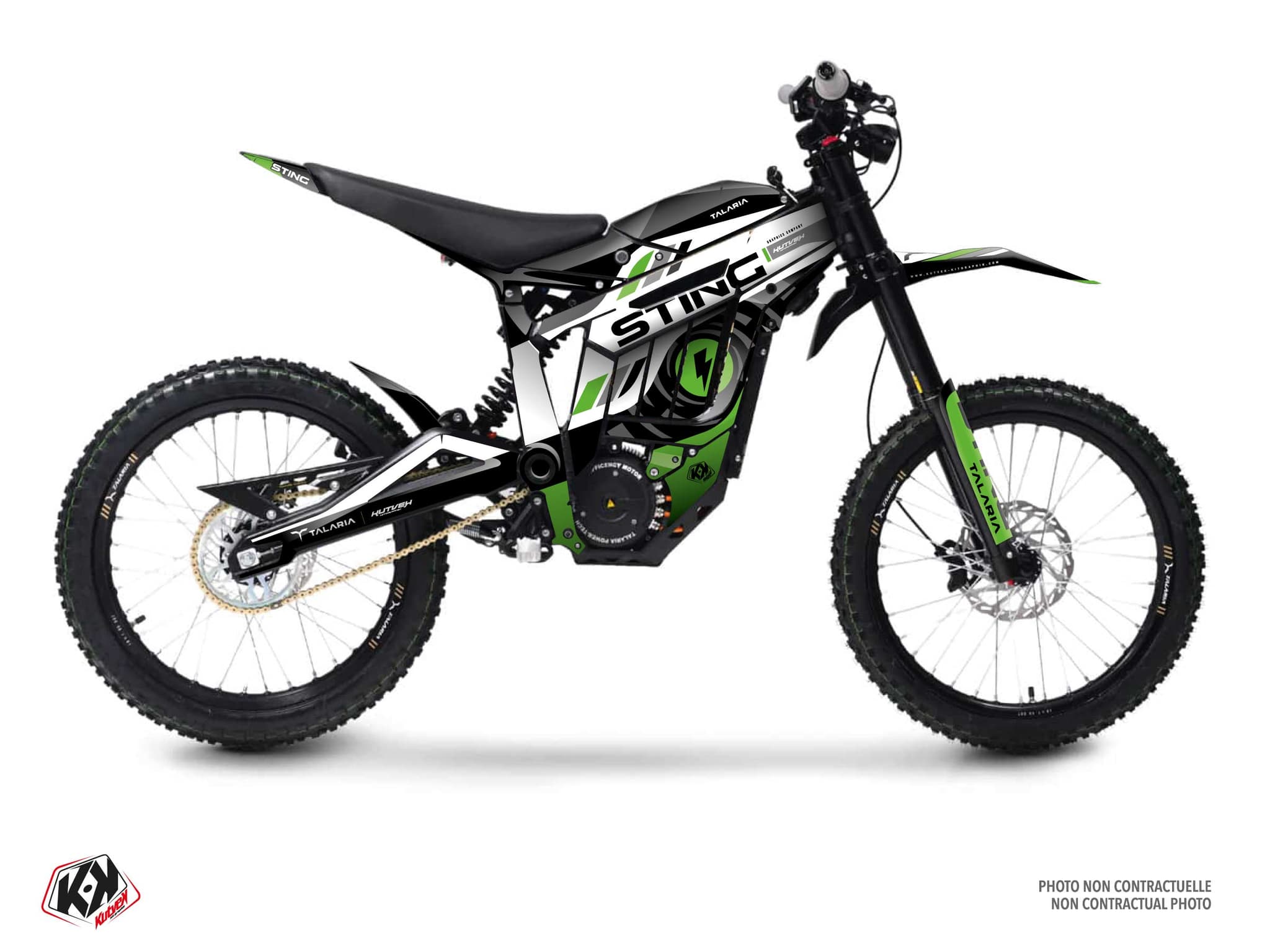 Dirt Bike Graphic Kit Talaria Sting Eko Green