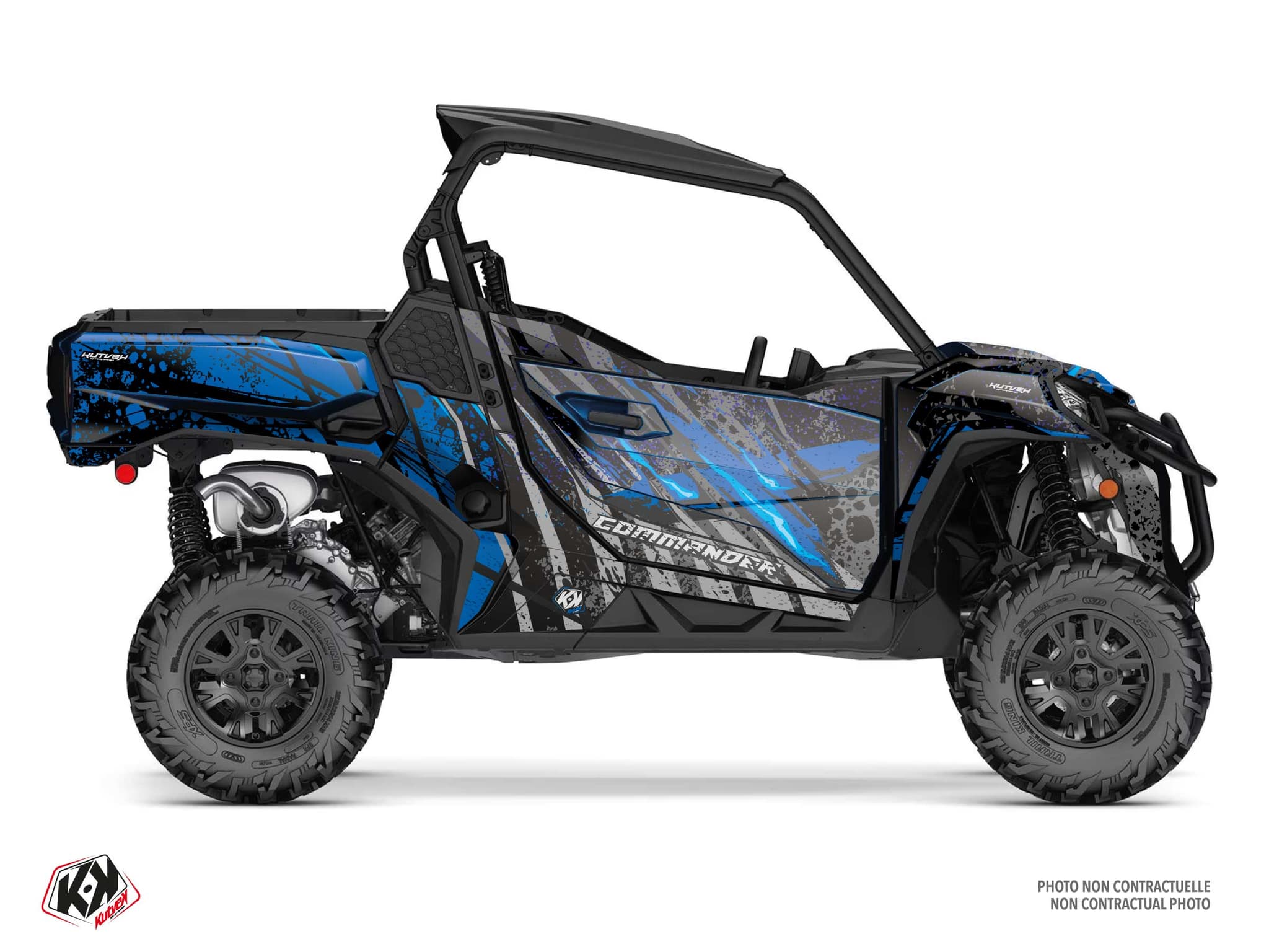 kit graphique ssv can-am commander ember bleu | Can am | Kutvek