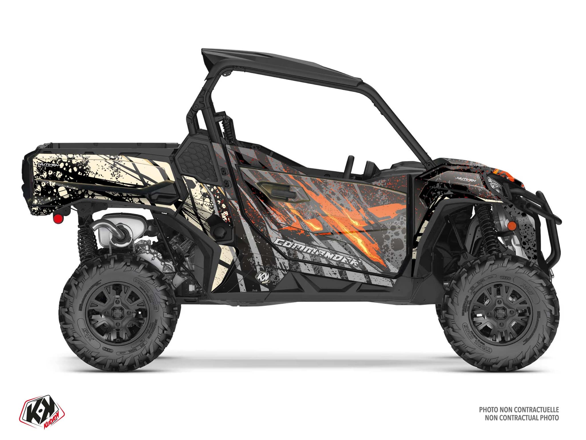 Kit graphique SSV CAN-AM COMMANDER EMBER Sable | Can am | Kutvek