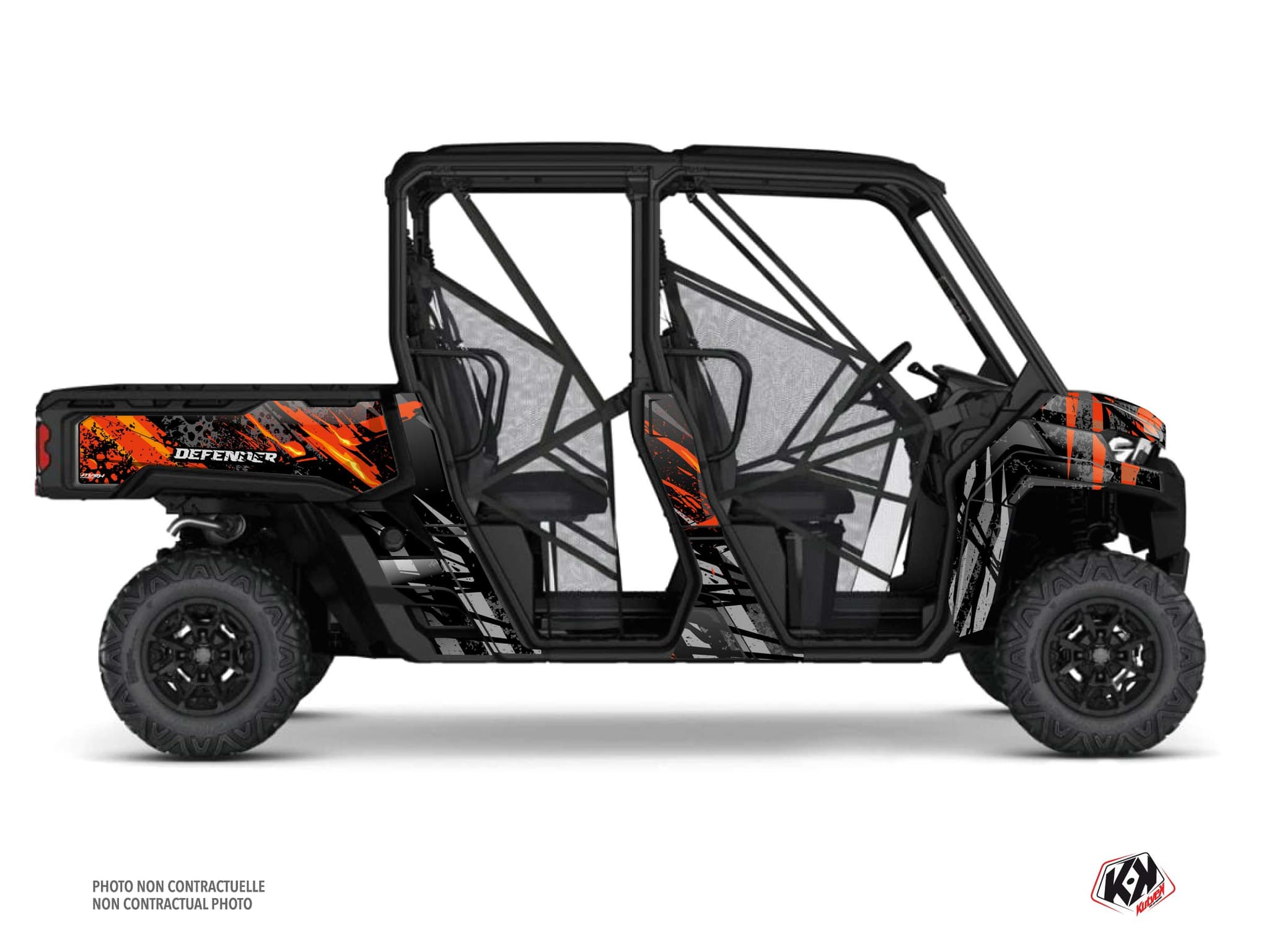 UTV CAN-AM DEFENDER MAX EMBER Red graphic kit