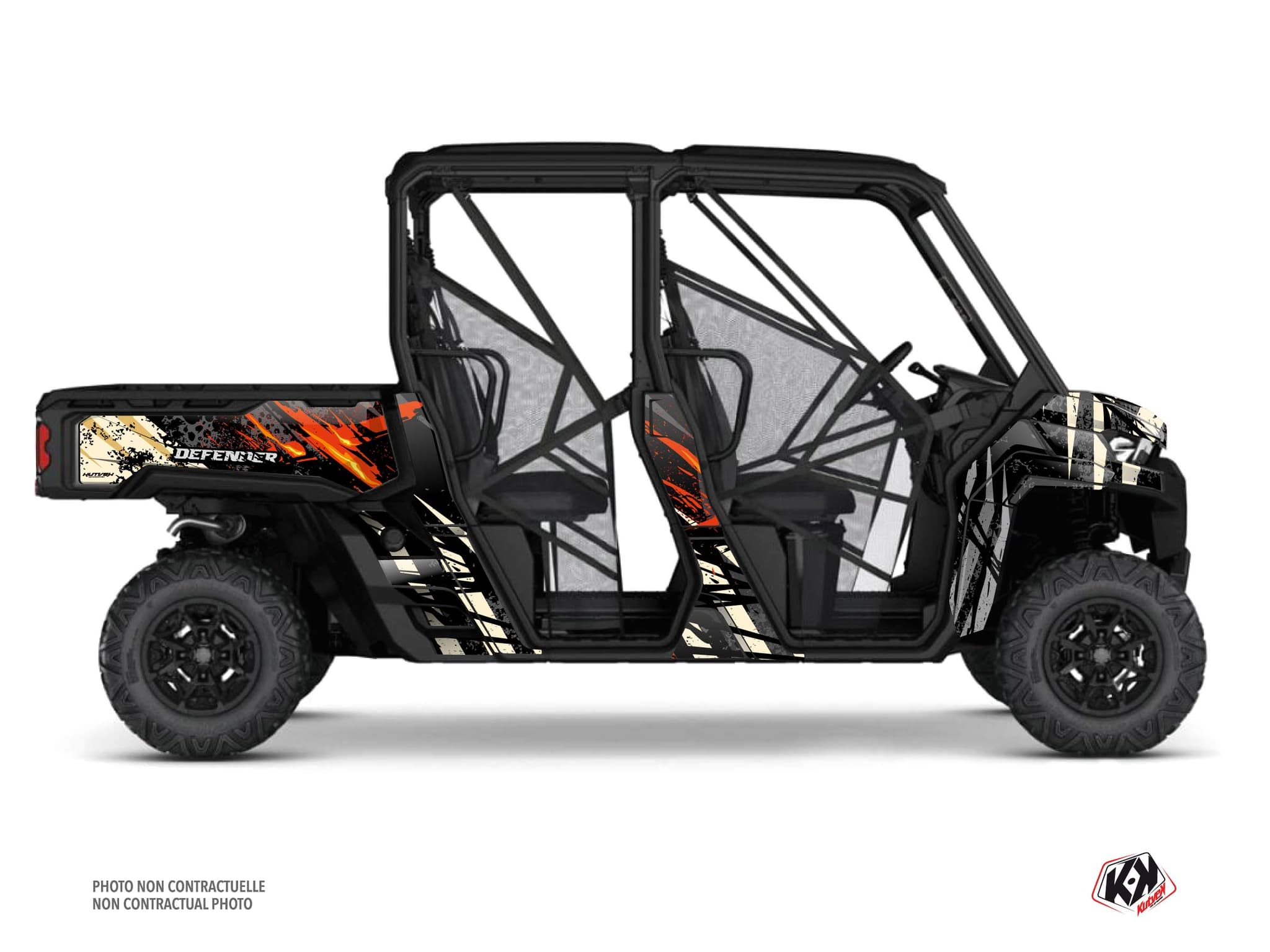 UTV CAN-AM DEFENDER MAX EMBER Sand graphic kit