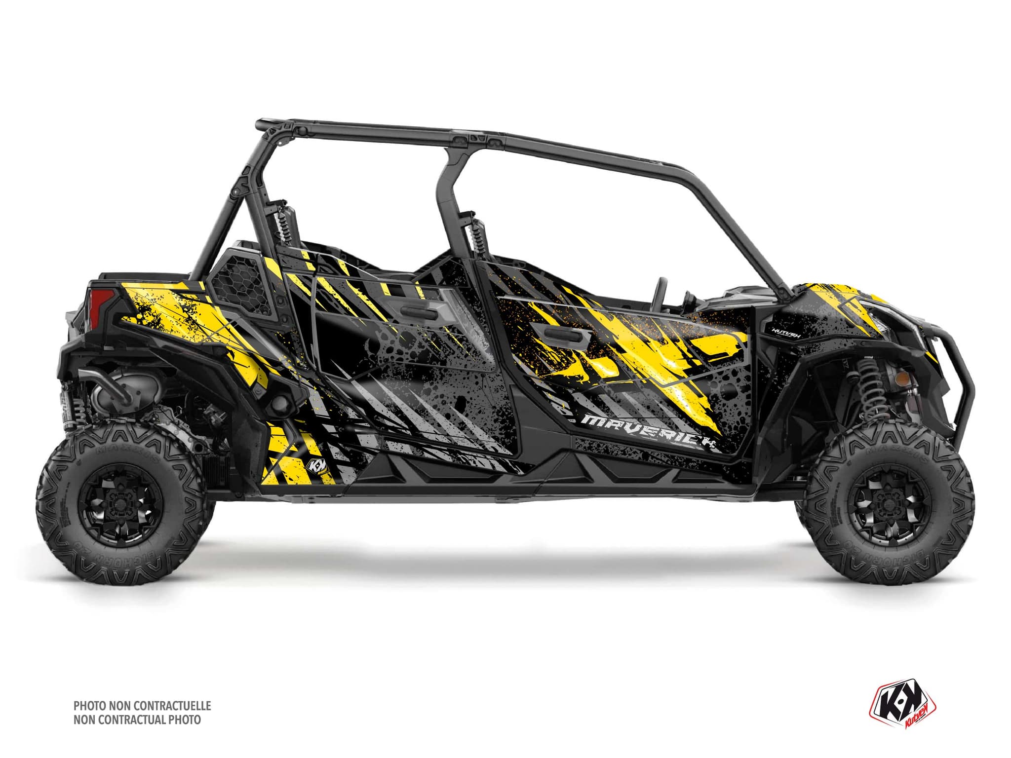 kit decorativo ssv can-am maverick sport max ember giallo | Can am | Kutvek