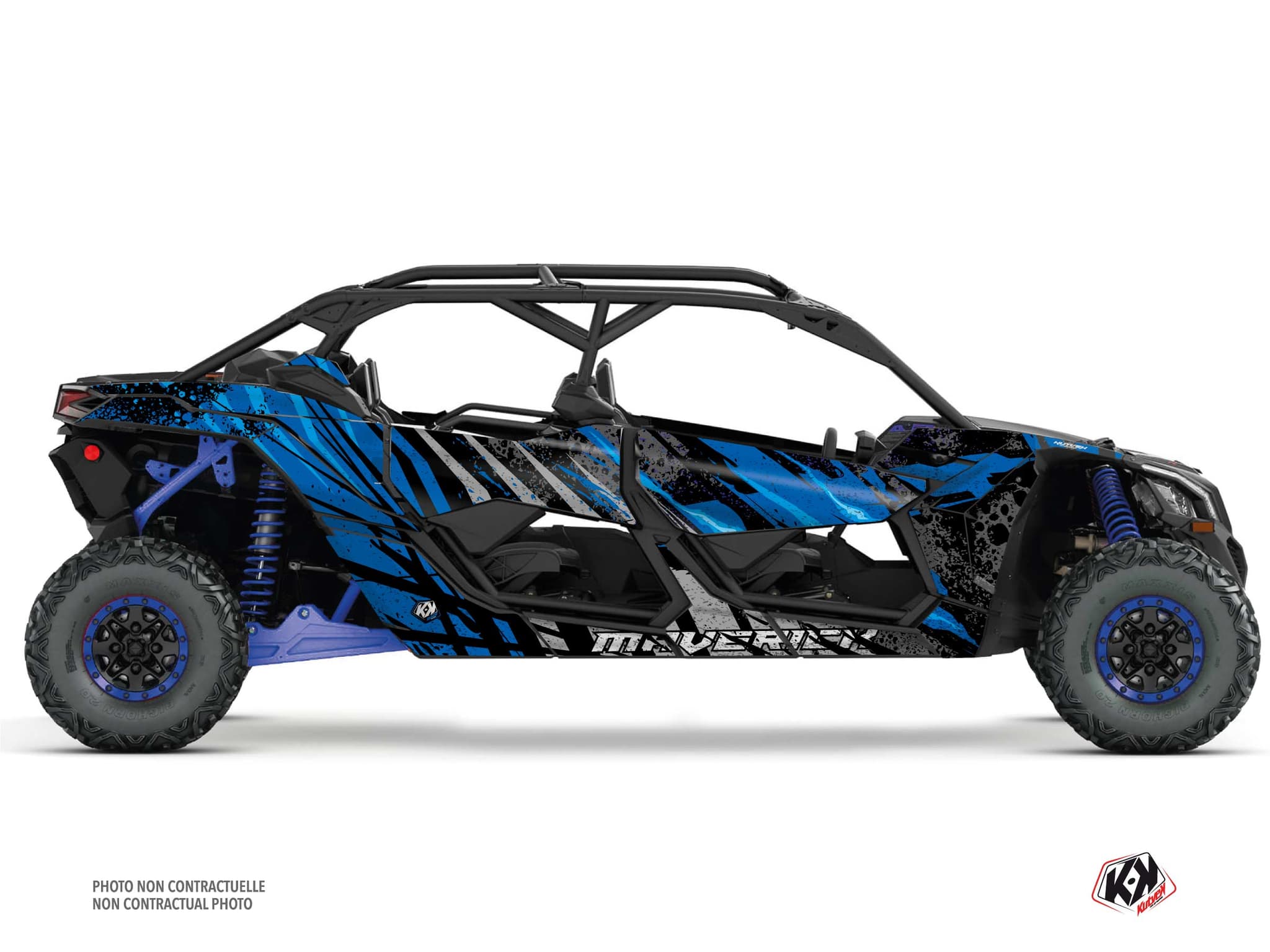 Can-Am Maverick X3 Max UTV Ember Blue Graphic Kit