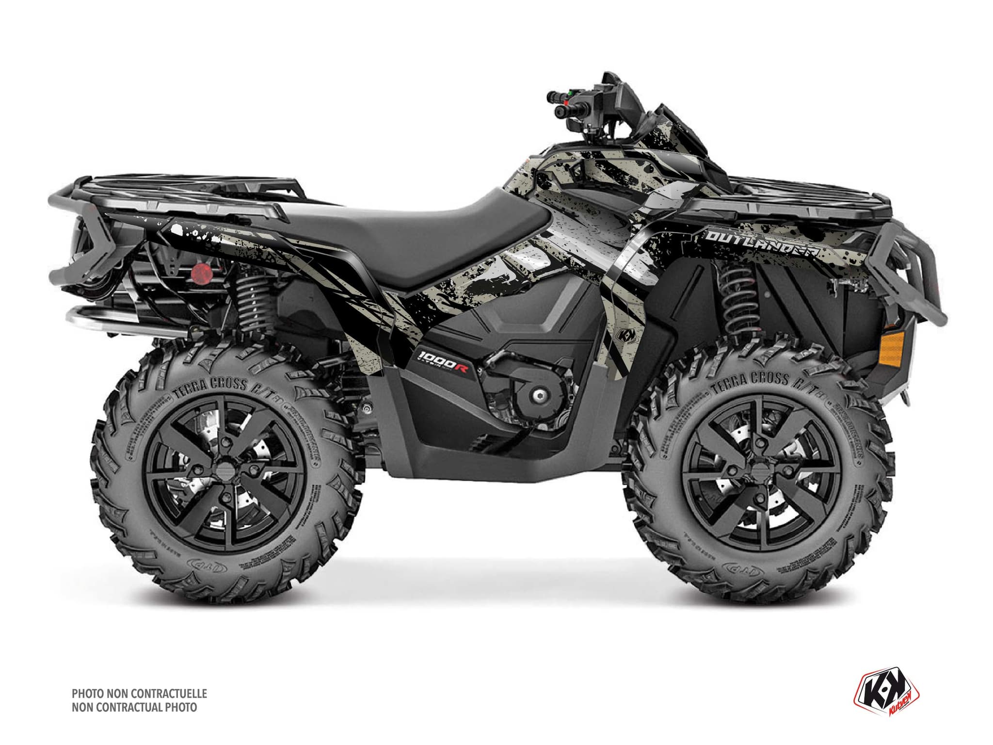 kit de decoración quad can-am outlander 1000 ember craie | Can am | Kutvek