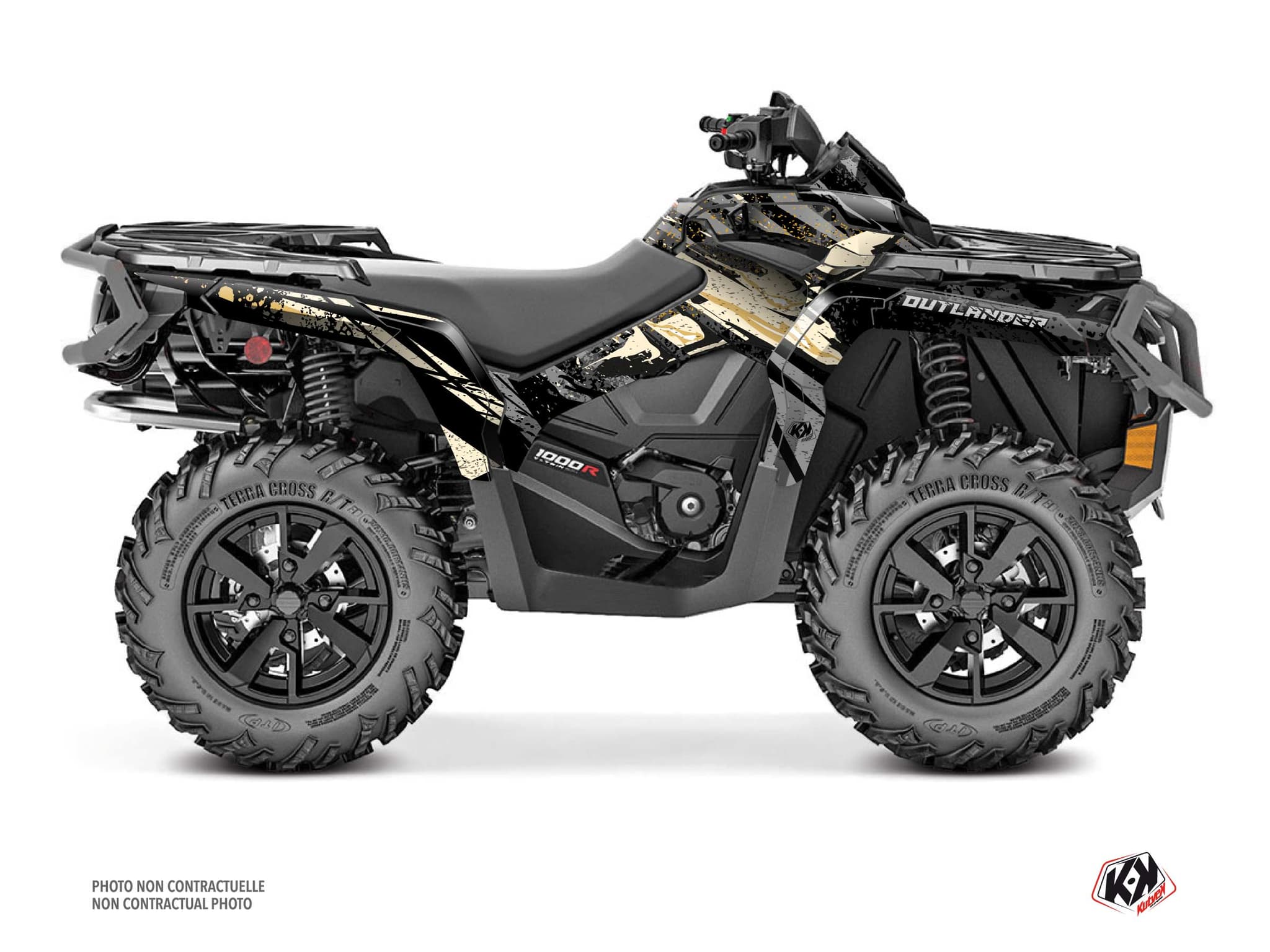 Kit graphique Quad CAN-AM OUTLANDER 1000 R EMBER Sable | Can am | Kutvek