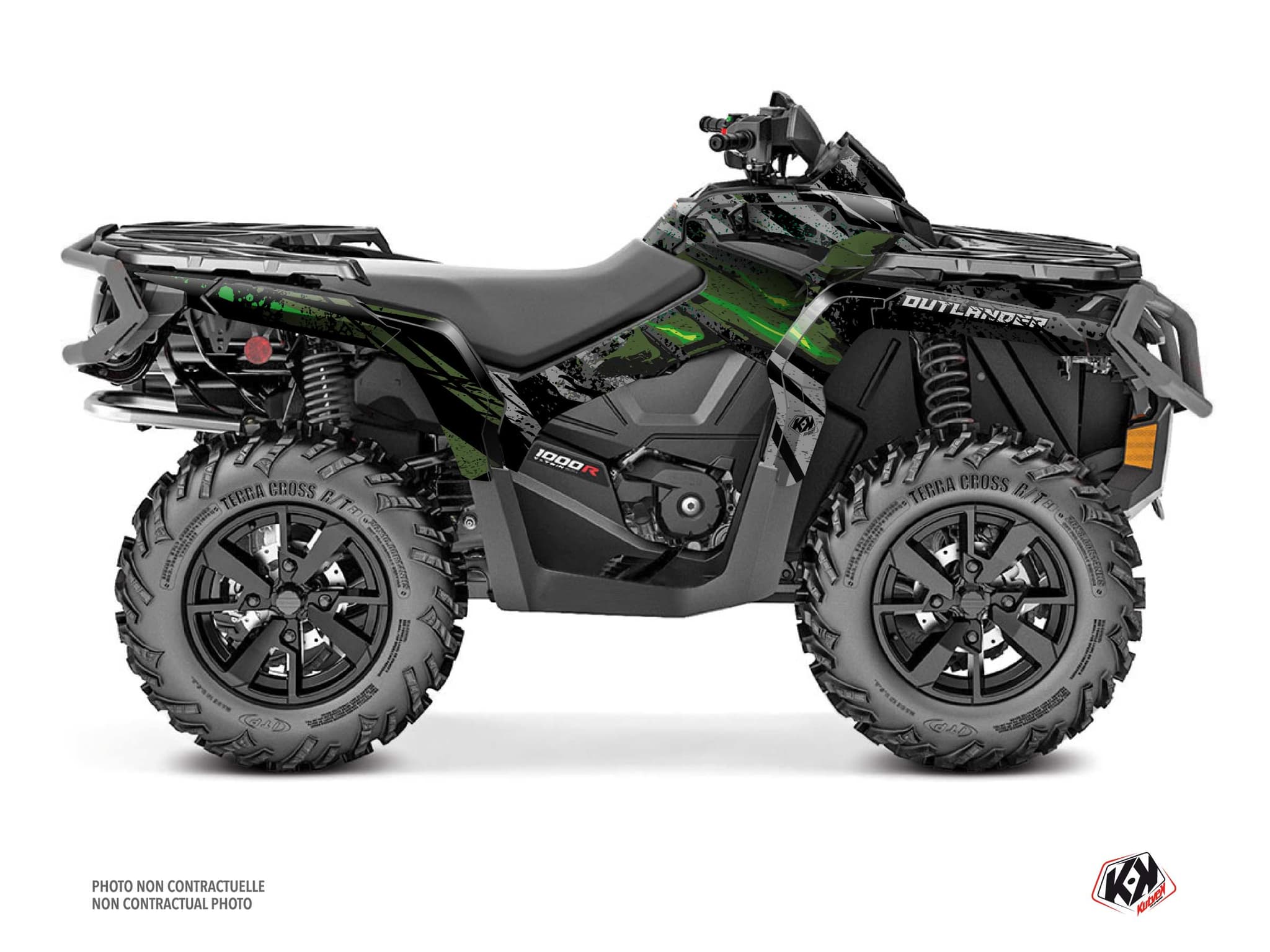 Kit graphique Quad CAN-AM OUTLANDER 1000 R EMBER Vert