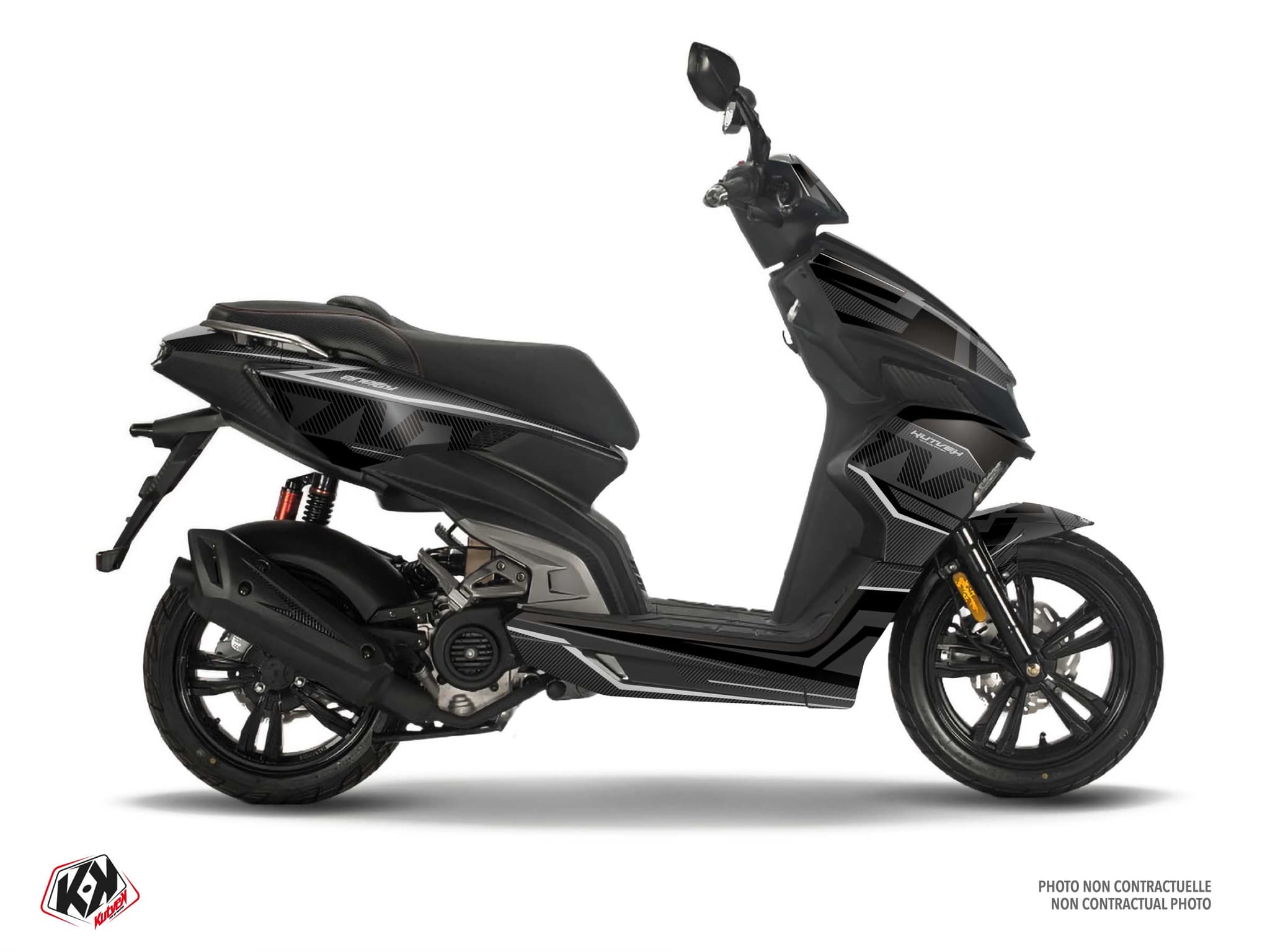 Scooter TNT MOTORS STREETMAX 50 ENERGY Black graphic kit