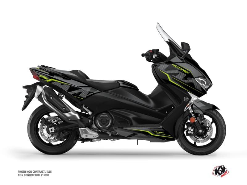 kit graphique maxi-scooter yamaha tmax 530 energy noir-vert