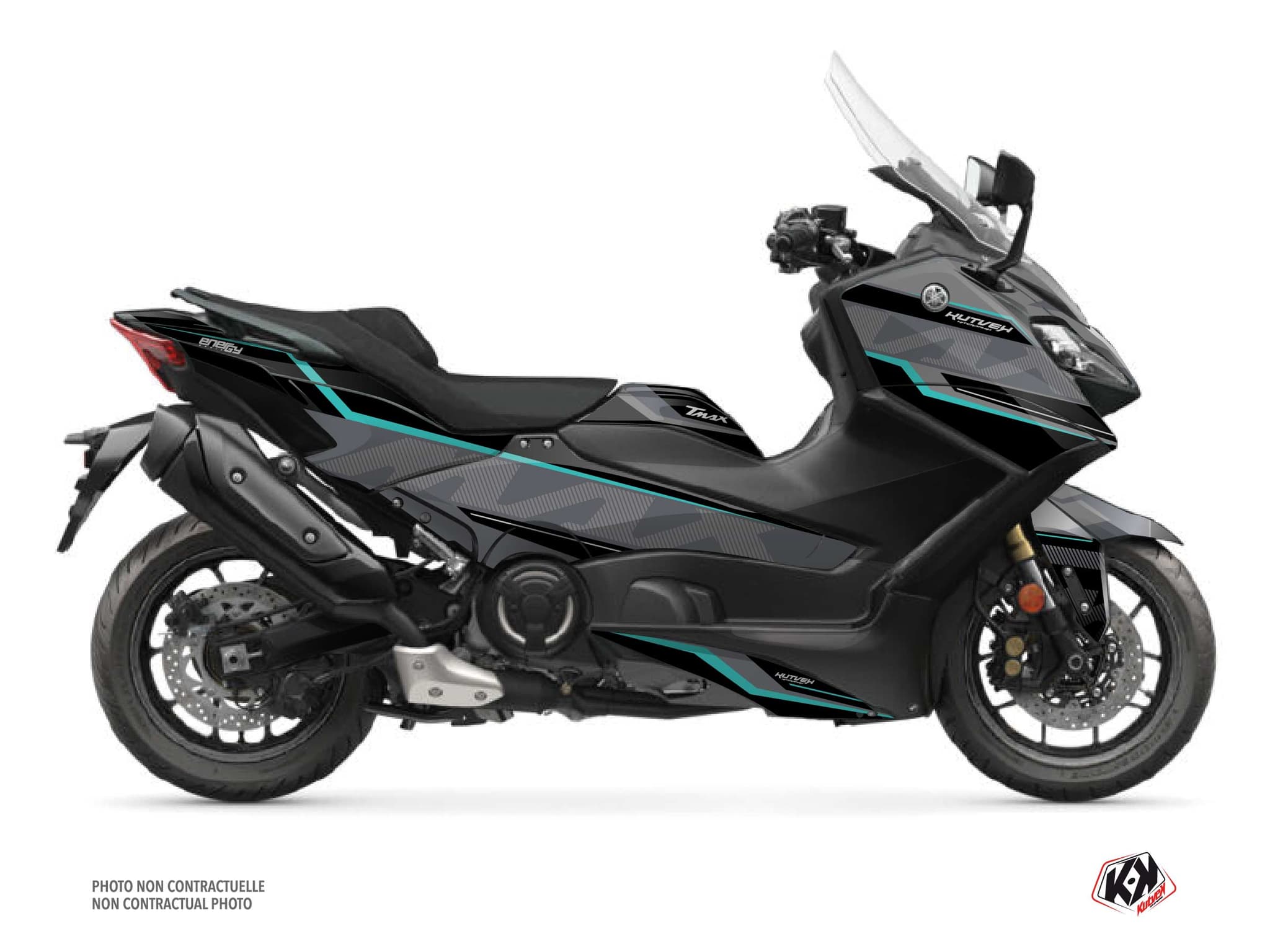 deko-set maxi-scooter yamaha tmax 560 energy grau