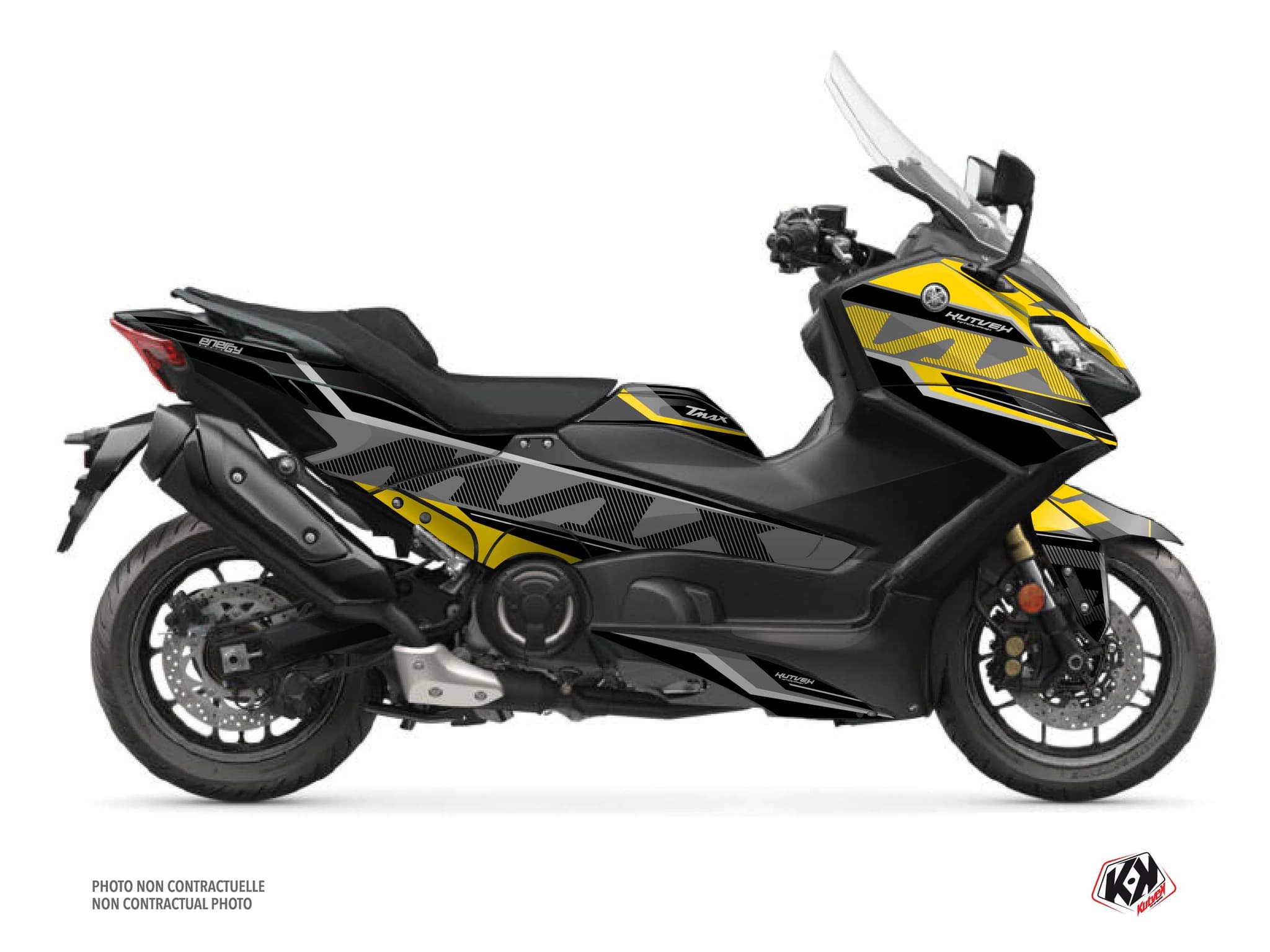 deko-set maxi-scooter yamaha tmax 560 energy gelb